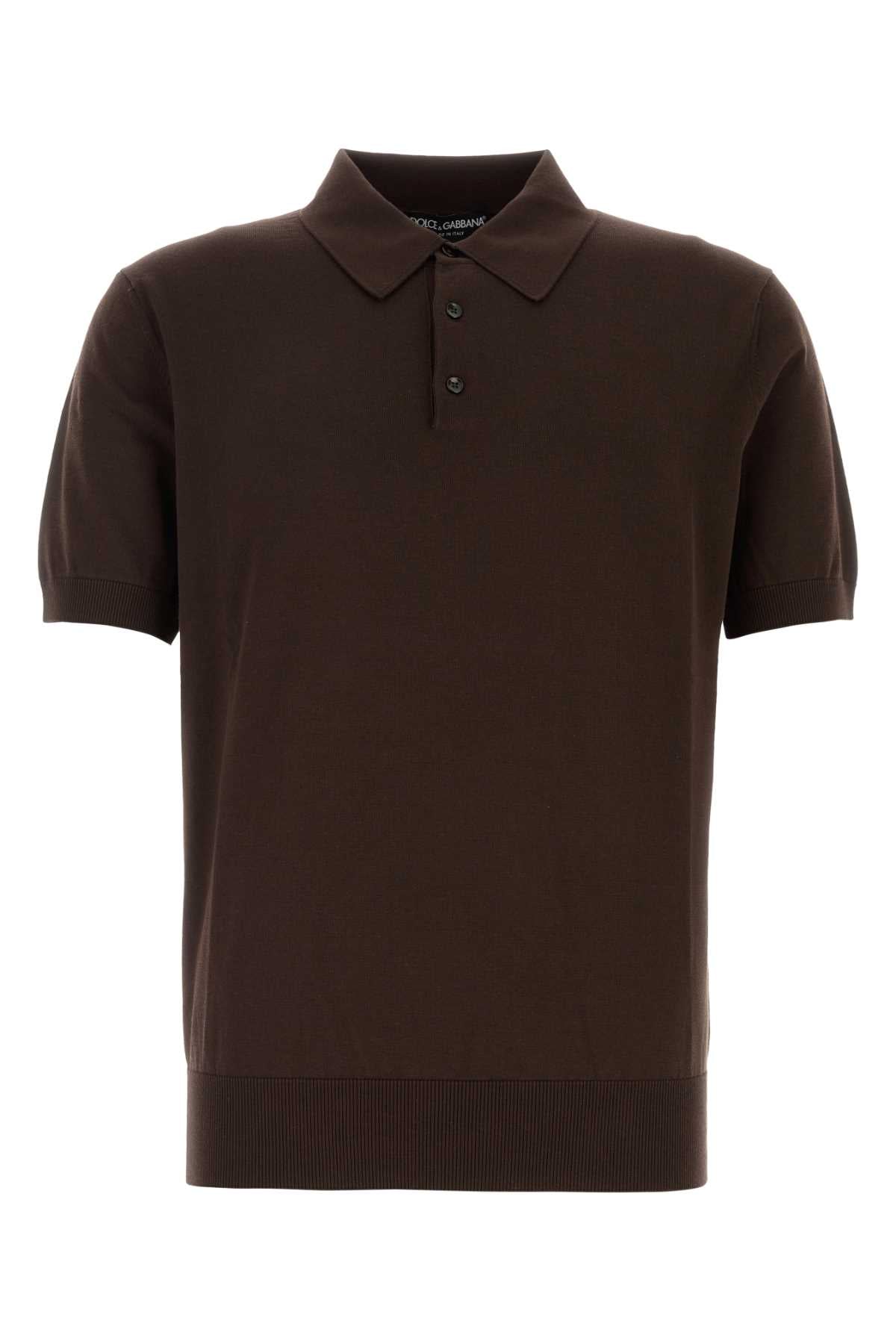 DOLCE & GABBANA Classic Cotton Polo Shirt for Men