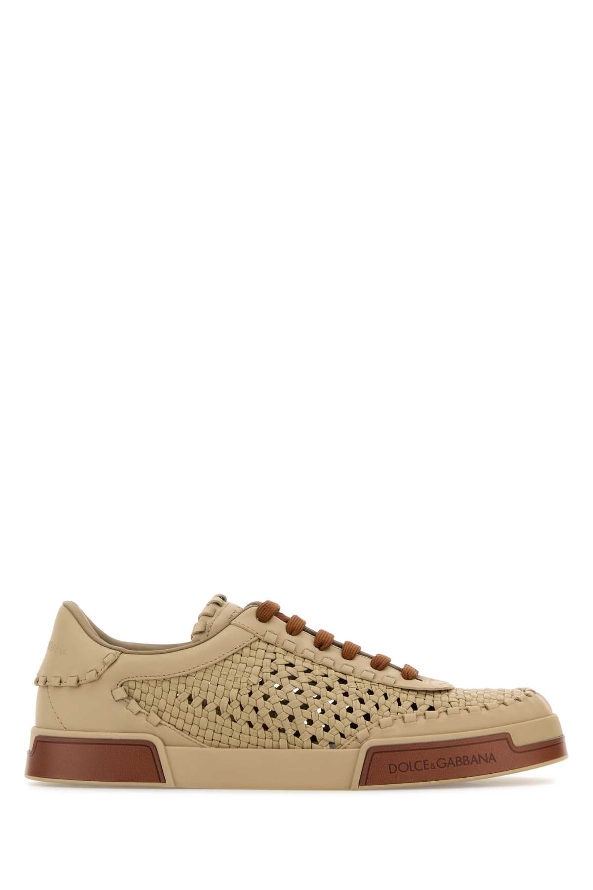 DOLCE & GABBANA Leather Portofino Sneaker for Men
