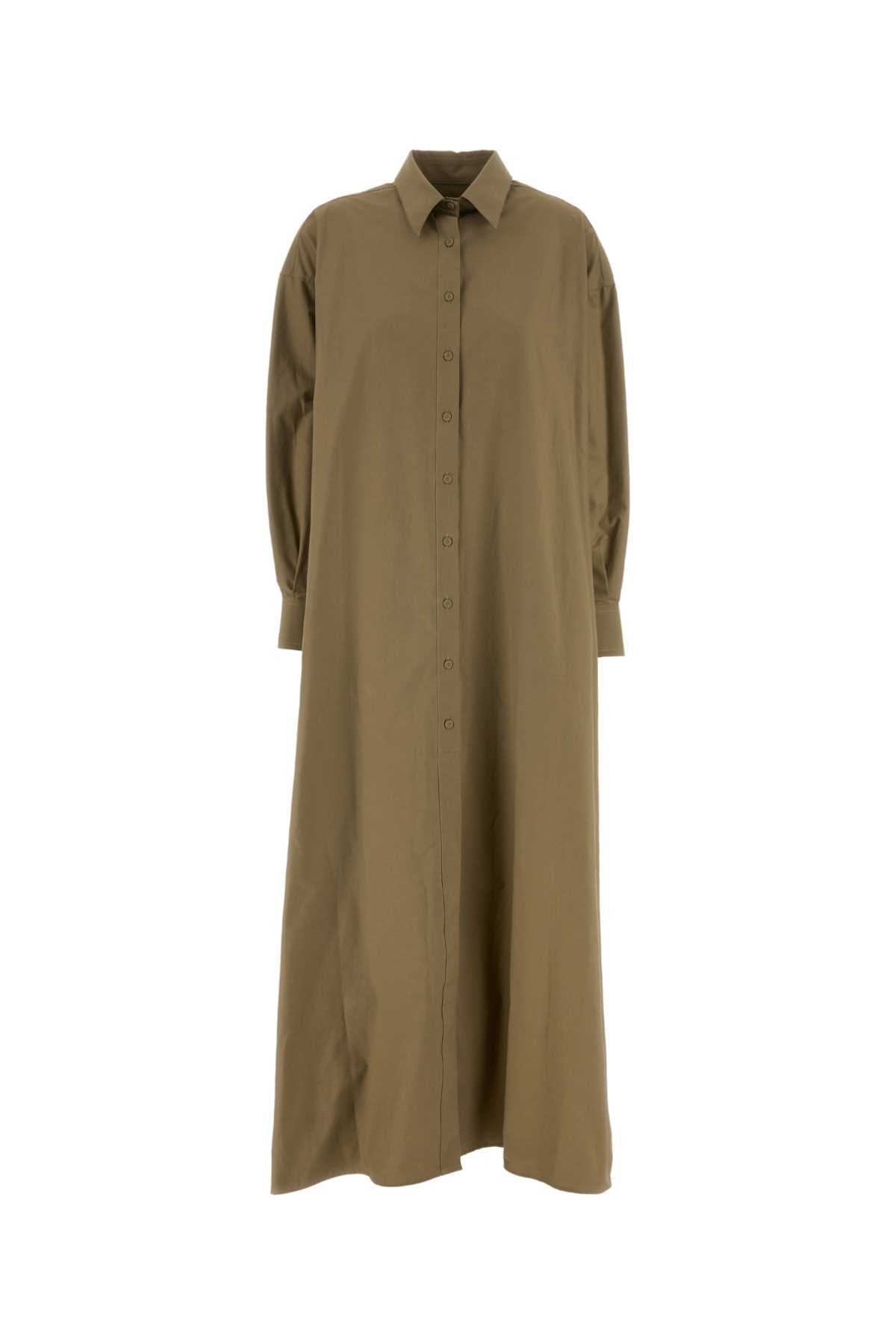 ARMARIUM Oversized Mud Stretch Poplin Shirt Dress - Mini