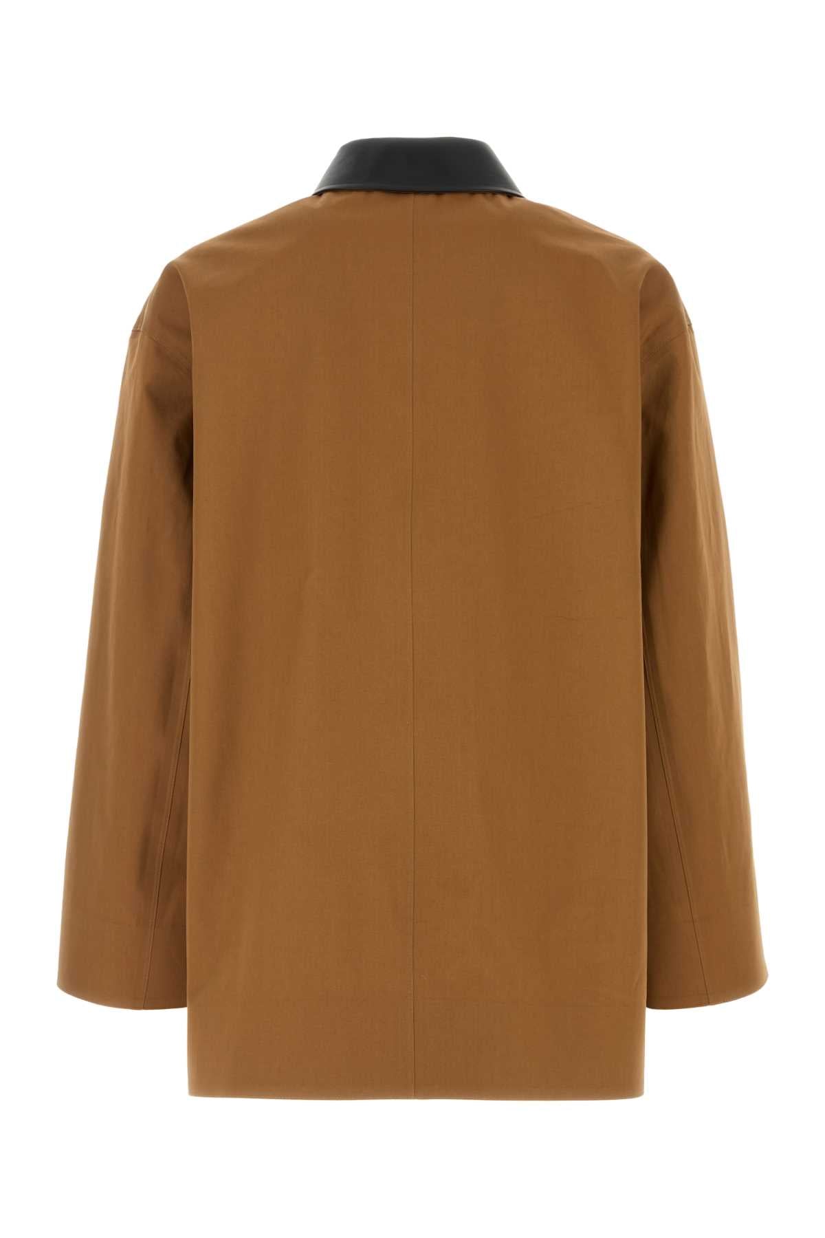 JIL SANDER Cotton Trench Jacket for Men