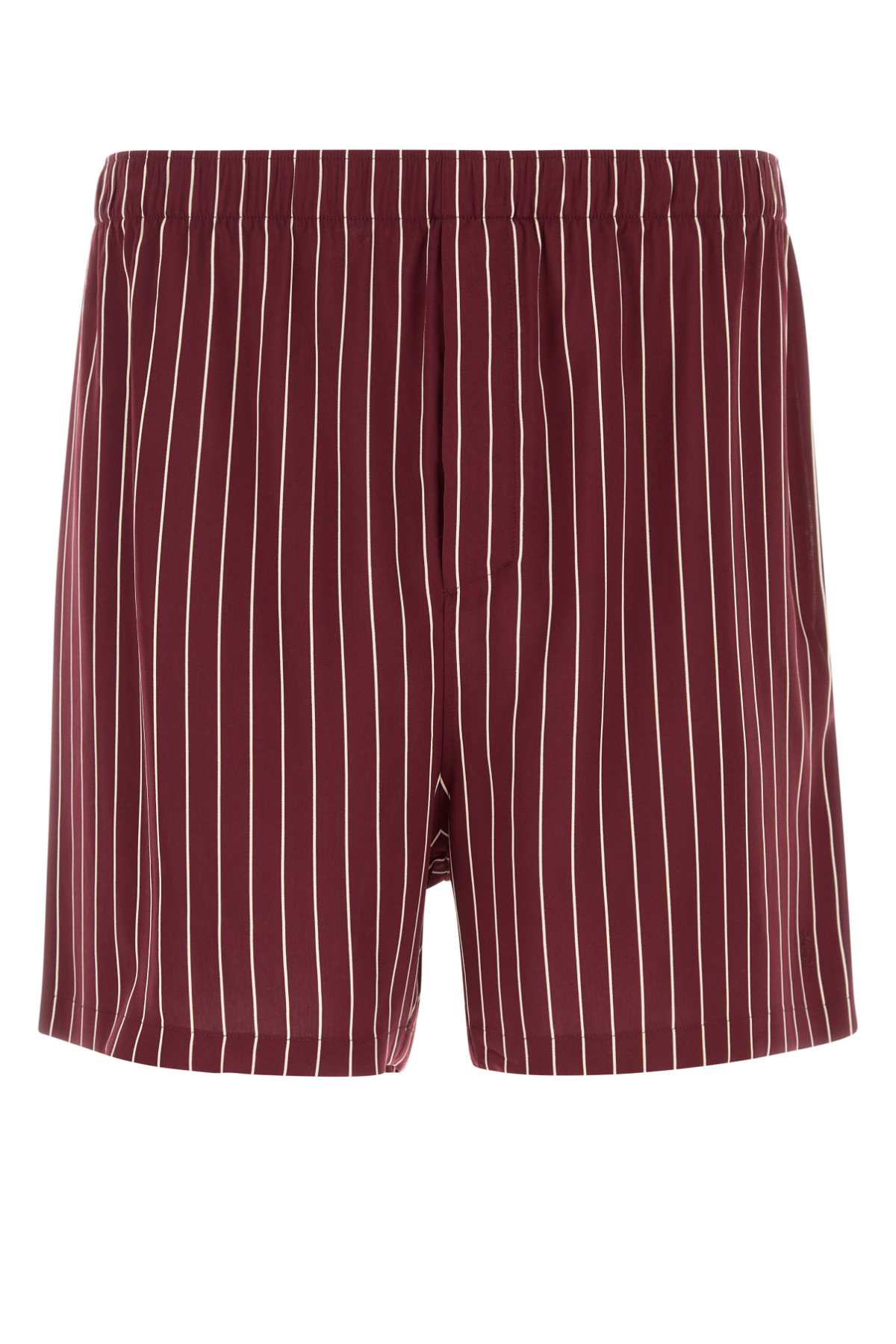 SAINT LAURENT Embroidered Viscose Shorts for Men - 25S Season