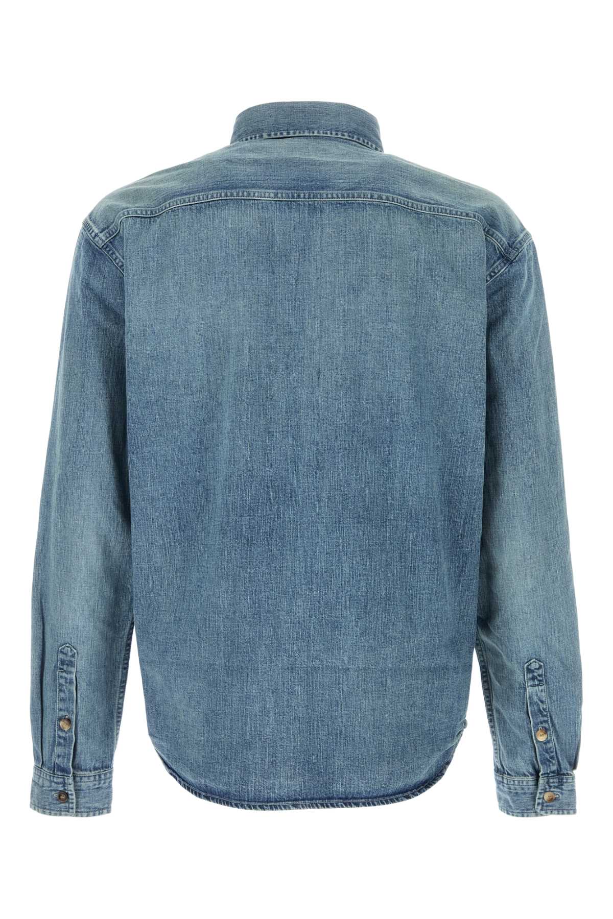 SAINT LAURENT Essential Denim Shirt for Men