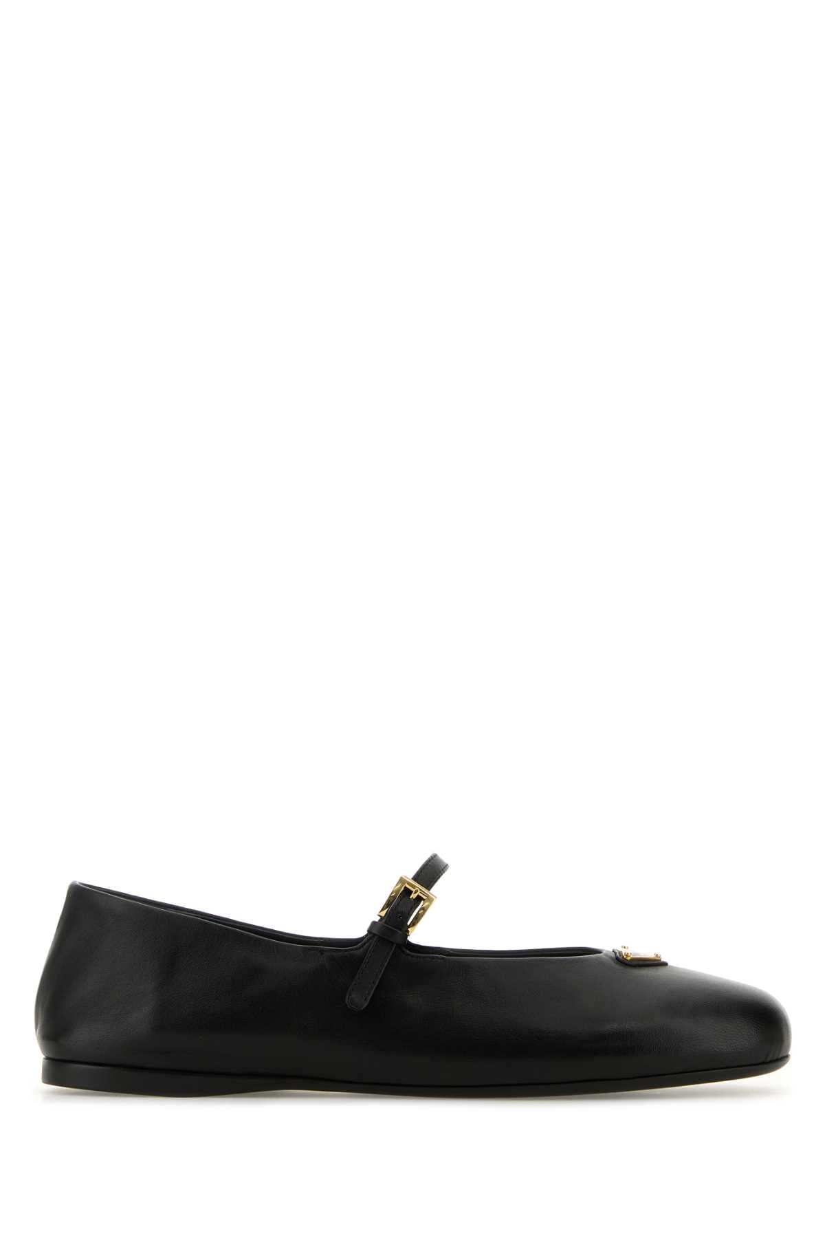 PRADA Classic Leather Ballerinas for Women