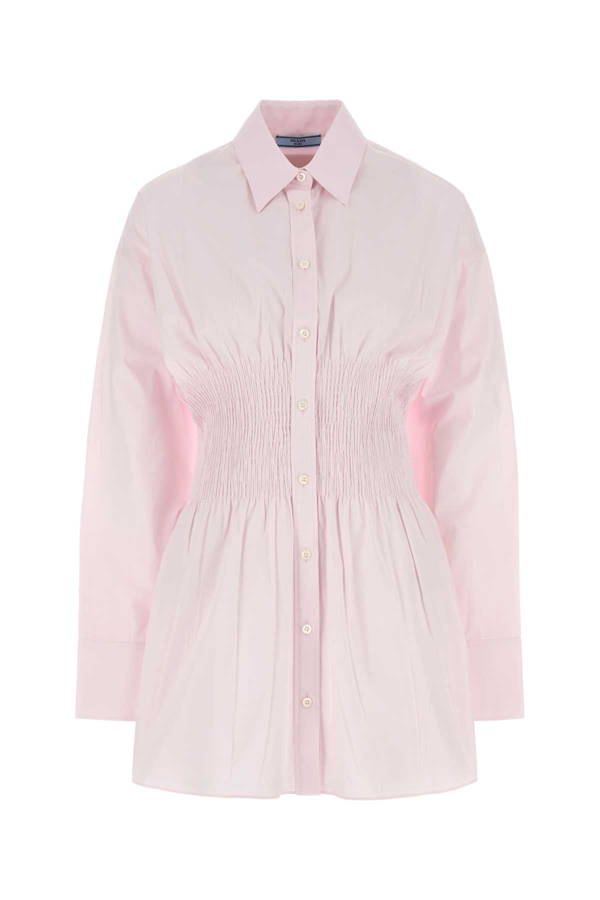 PRADA Chic Pastel Poplin Shirt for Women