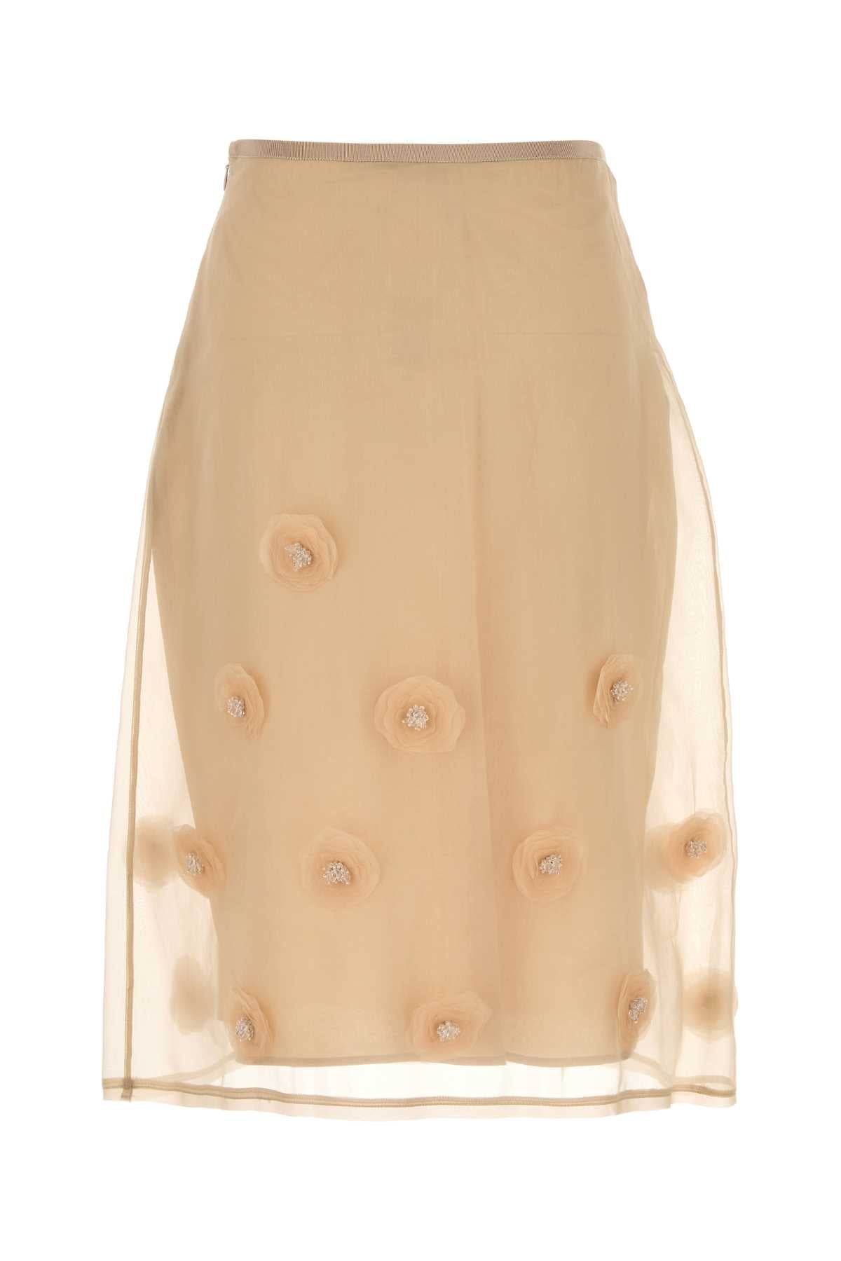 MM STUDIO Silk Ombrosa Skirt for Women