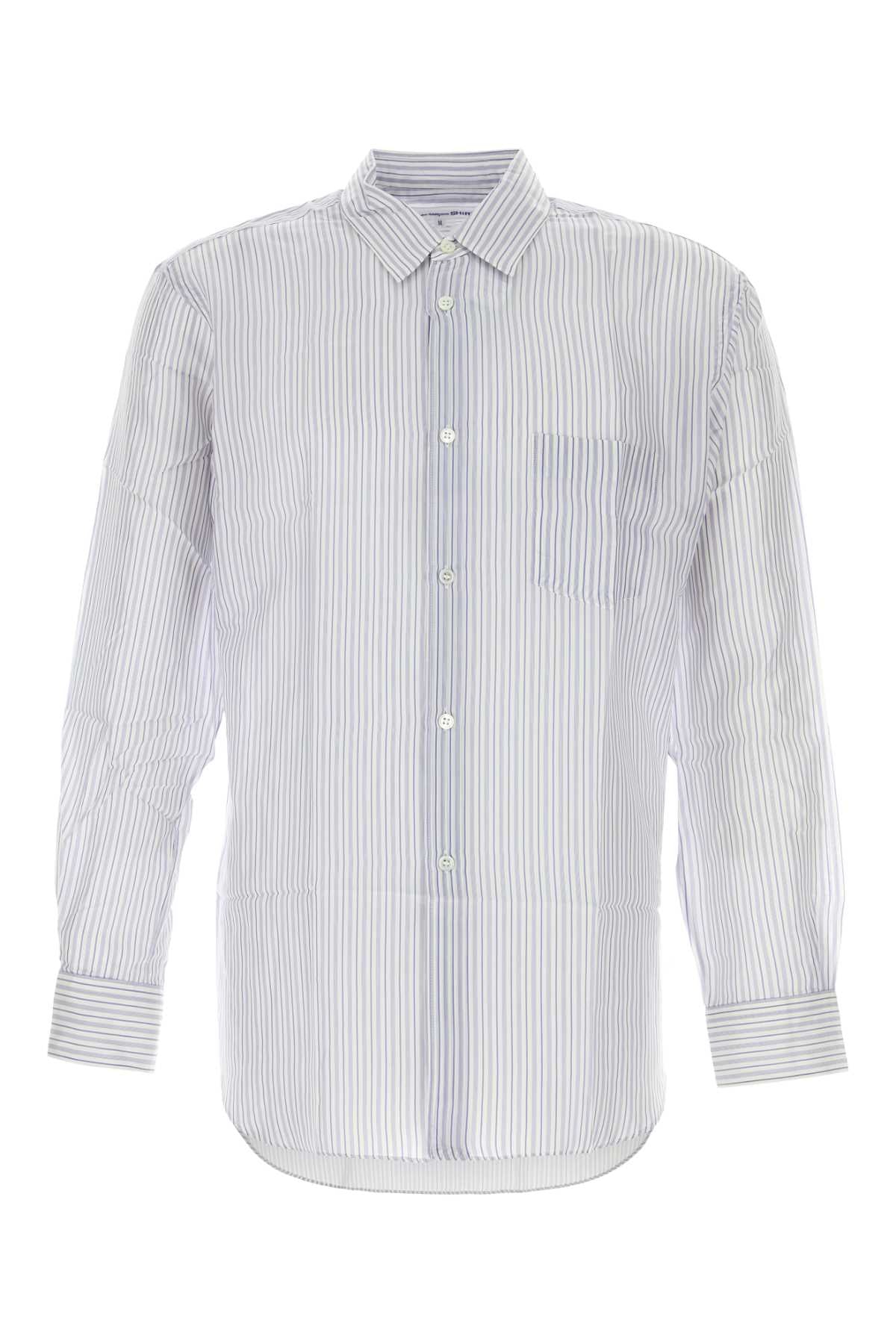 COMME DES GARCONS SHIRT Embroidered Cupro Shirt for Men - FW24 Collection