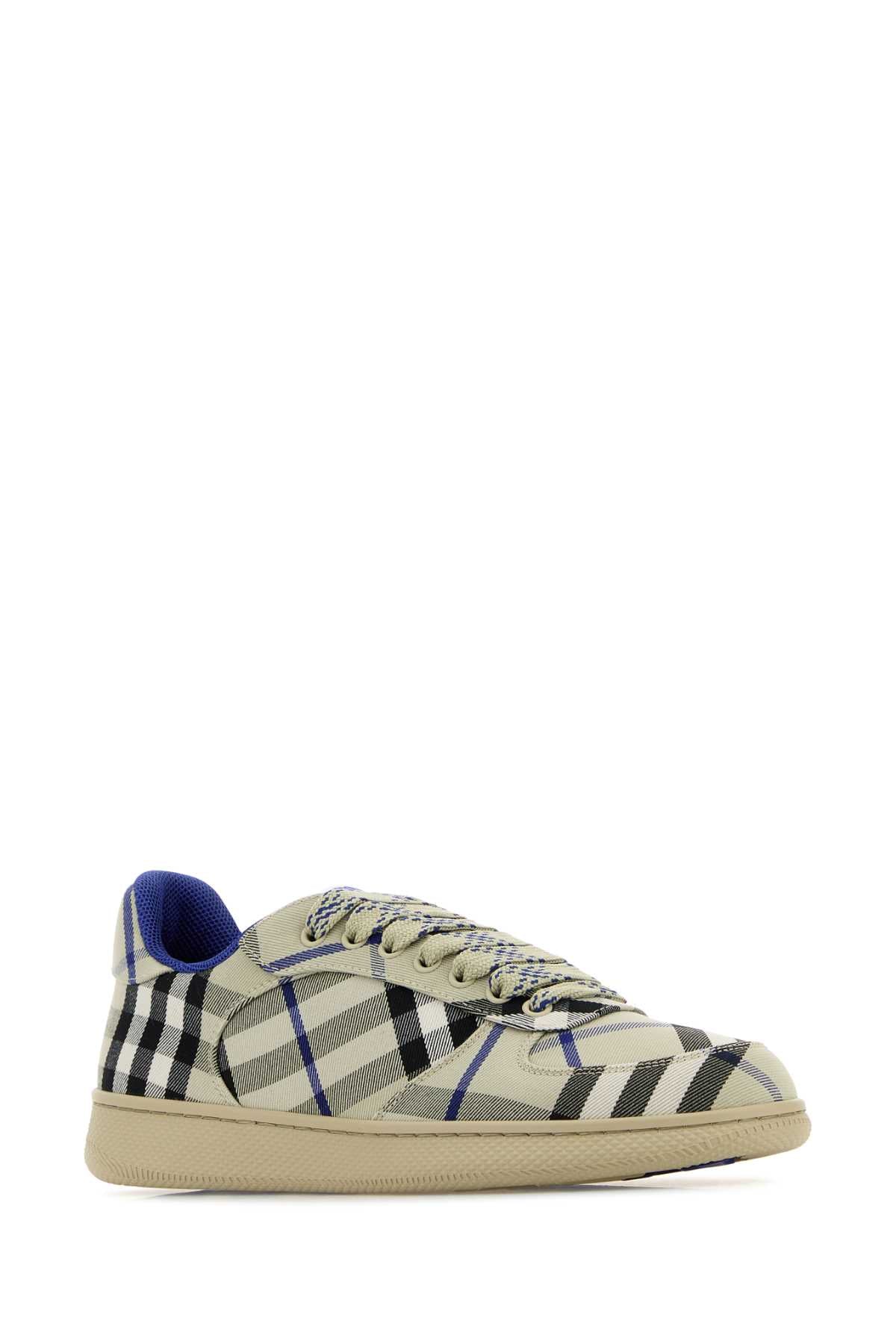 BURBERRY Embroidered Canvas Terrace Sneakers for Women
