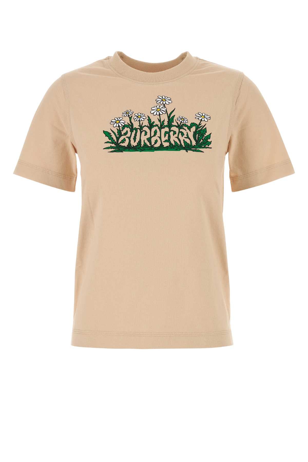 BURBERRY Cotton T-Shirt for Women - SS25 Collection