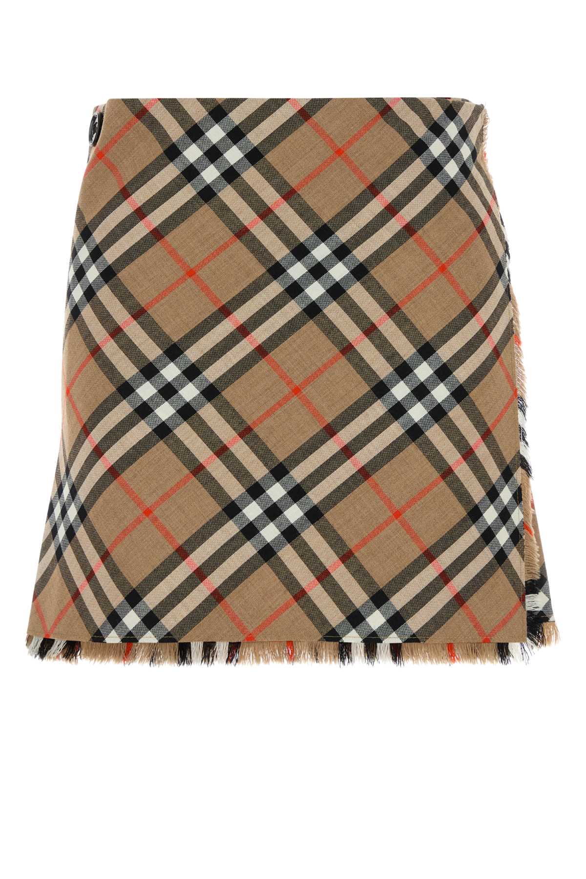 BURBERRY Chic Embroidered Mini Skirt