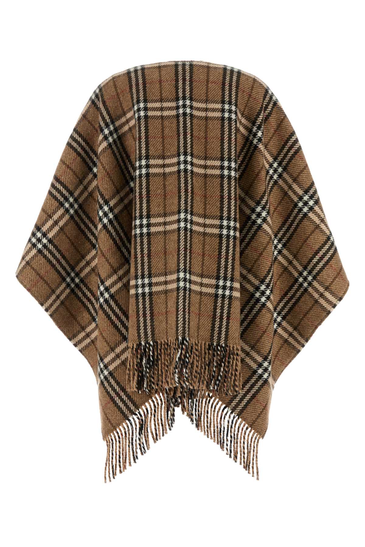 BURBERRY Reversible Embroidered Cashmere Blend Cape for Women