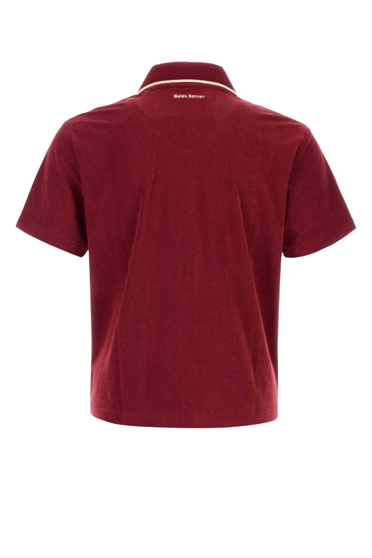 WALES BONNER X ADIDAS Terry Fabric Polo Shirt for Men - SS25 Collection