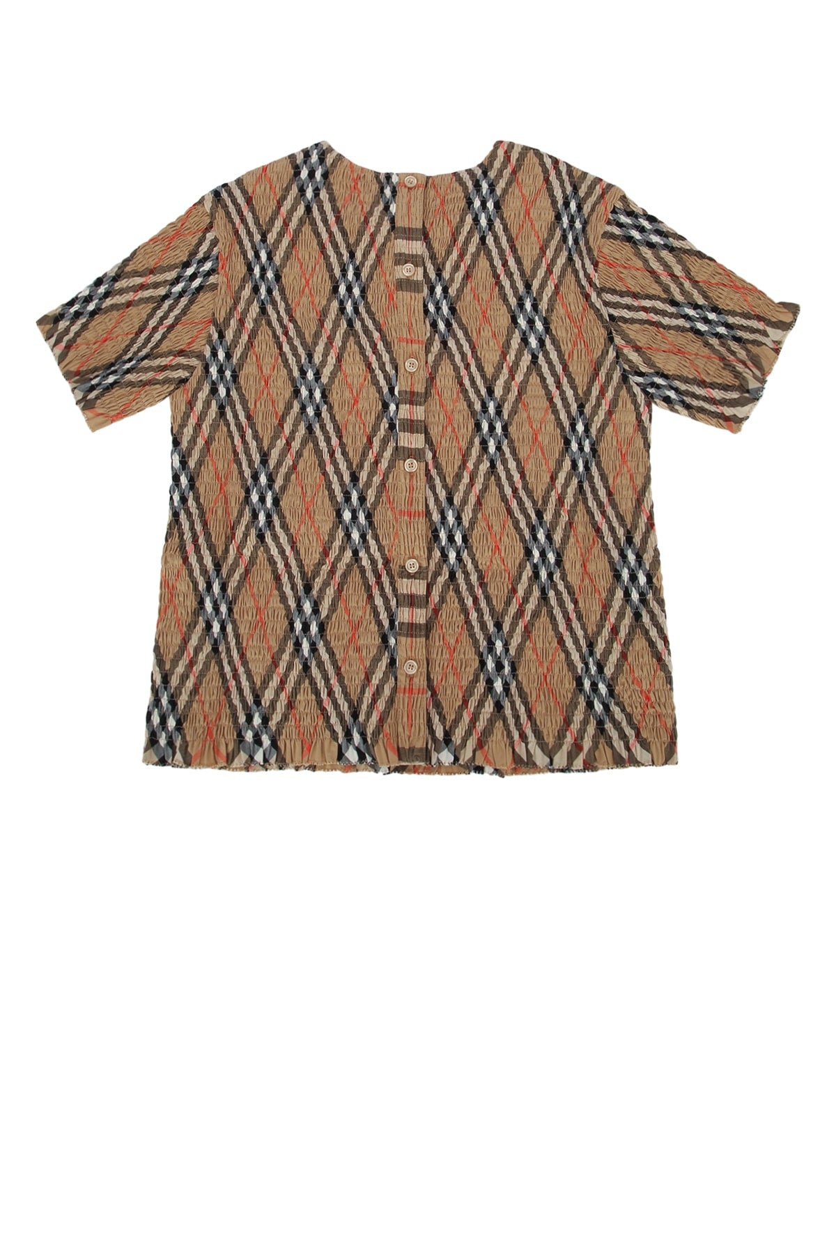 BURBERRY JR Mini Checkered Top for Kids