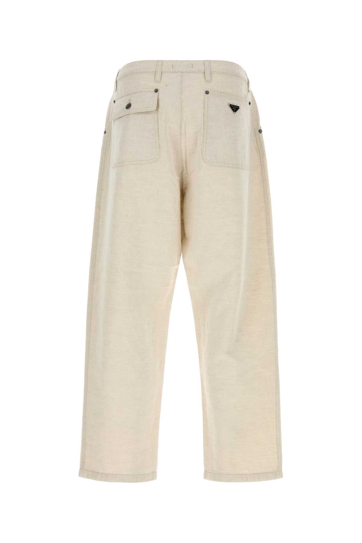 PRADA Chic Chambray Pants for Men