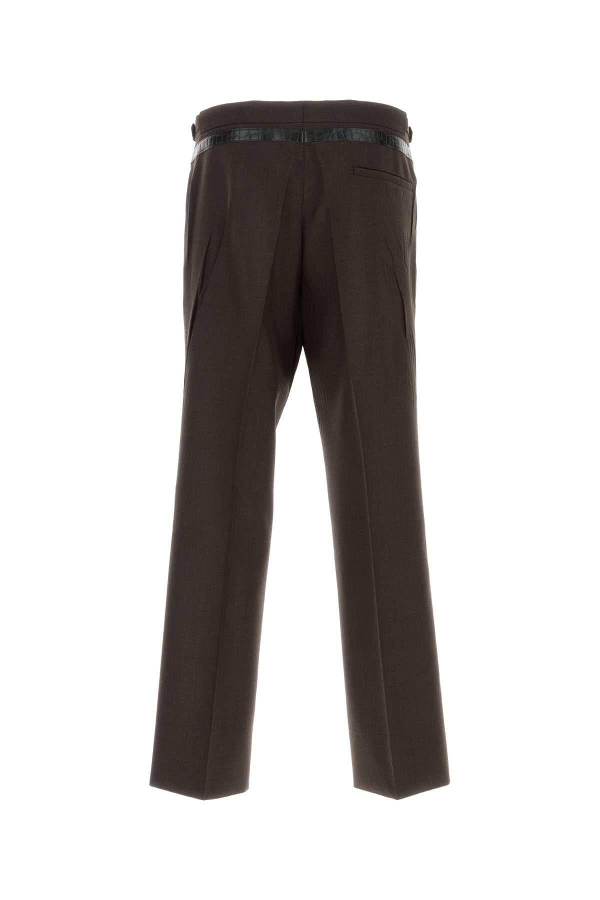 PRADA Wide-Leg Pants for Men in a Mohair Blend