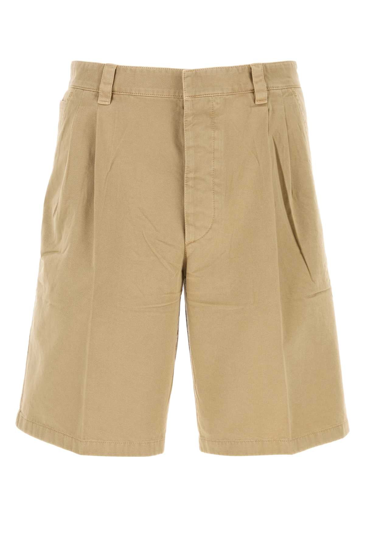 PRADA Men's Stylish Gabardine Bermuda Shorts