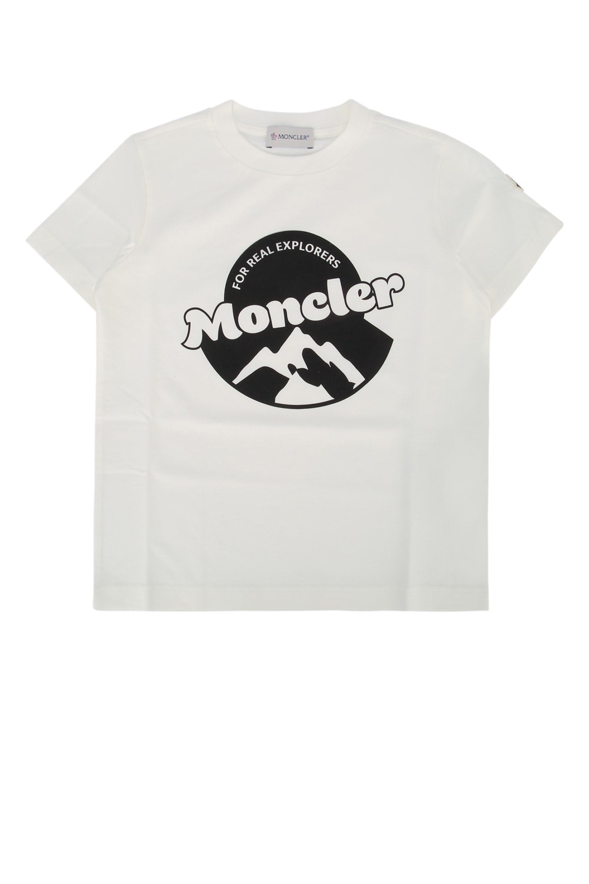 MONCLER JR Mini Short Sleeve T-Shirt for Kids