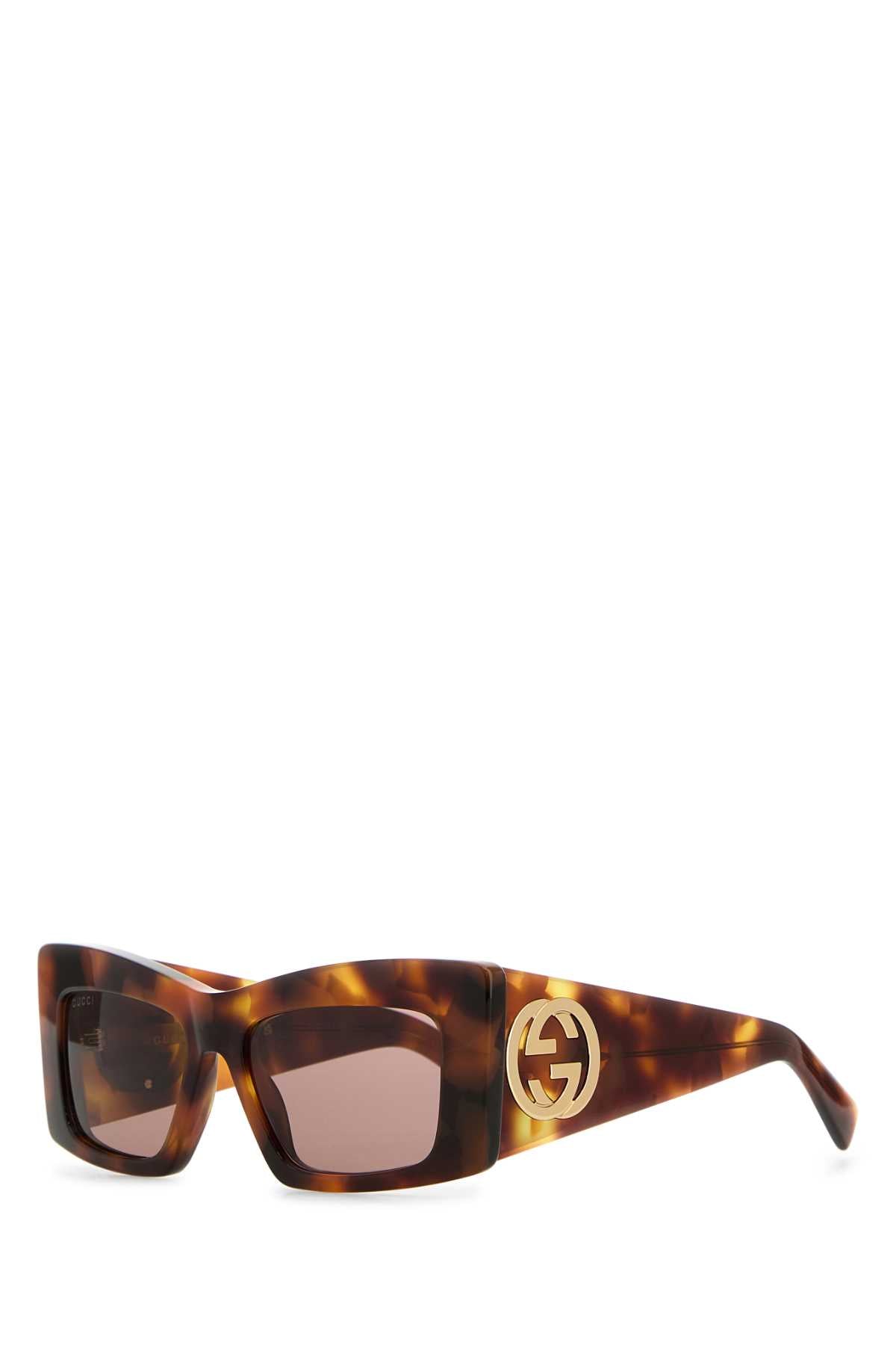 GUCCI Animal Print Acetate Sunglasses for Women