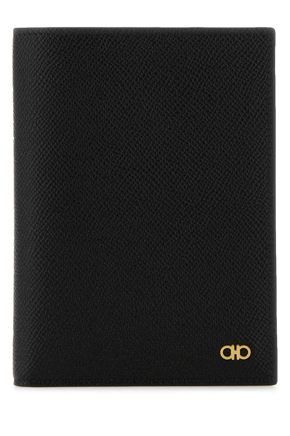 Ferragamo Luxury Leather Passport Holder - 11 cm x 14 cm x 2 cm