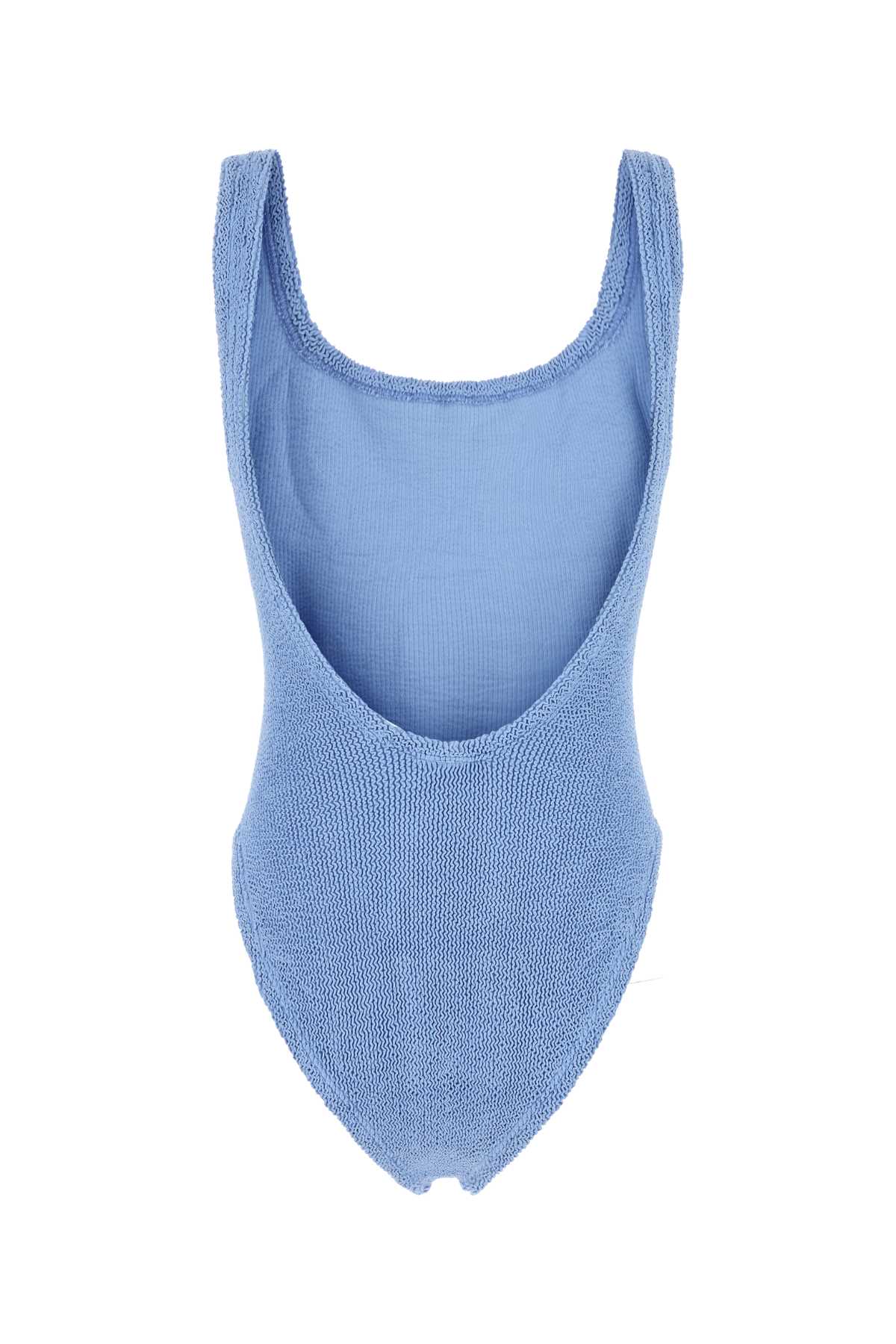 HUNZA G Square Neck Mini Stretch Nylon Swimsuit