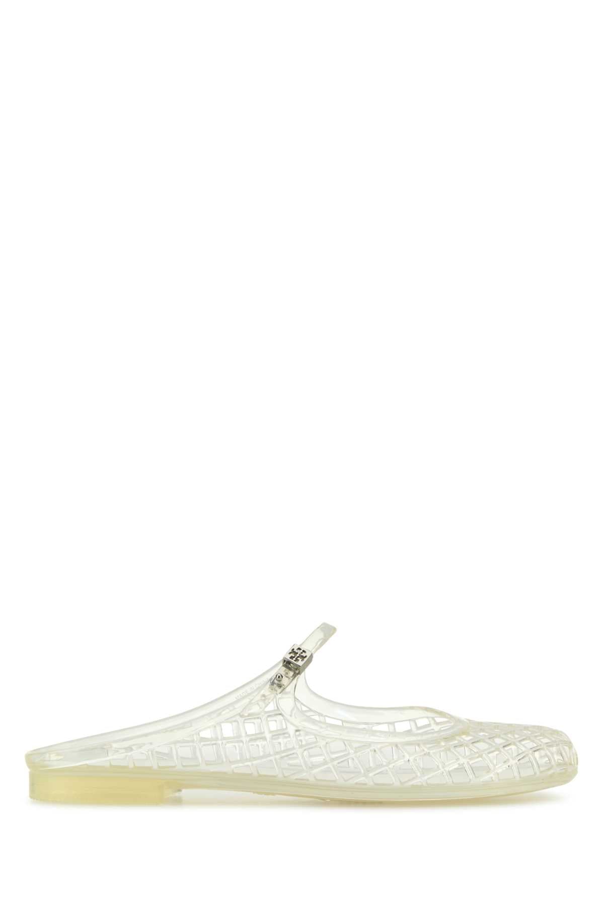TORY BURCH Transparent Rubber Mellow Slippers