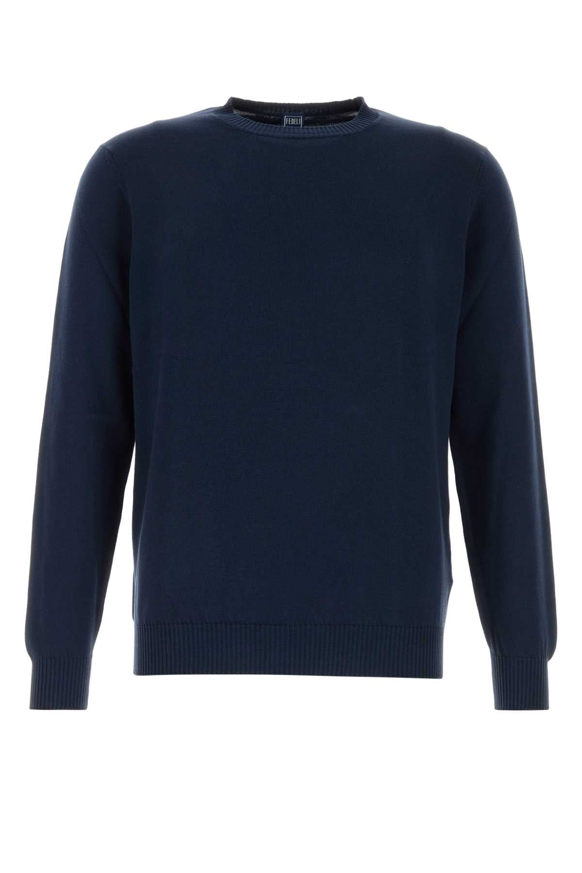 FEDELI Men's Cotton Sweater