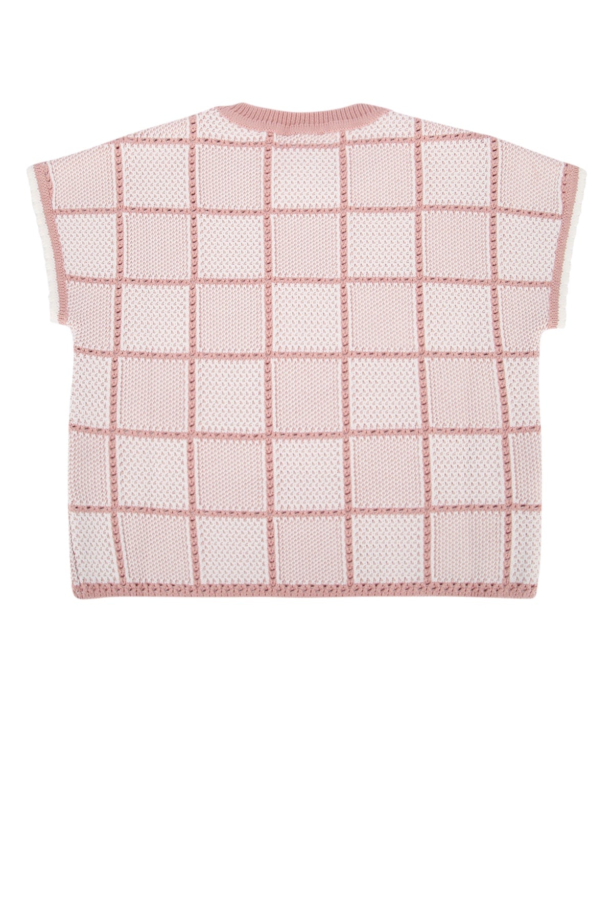 FENDI KIDS Kids' Mini Cotton Crochet T-Shirt