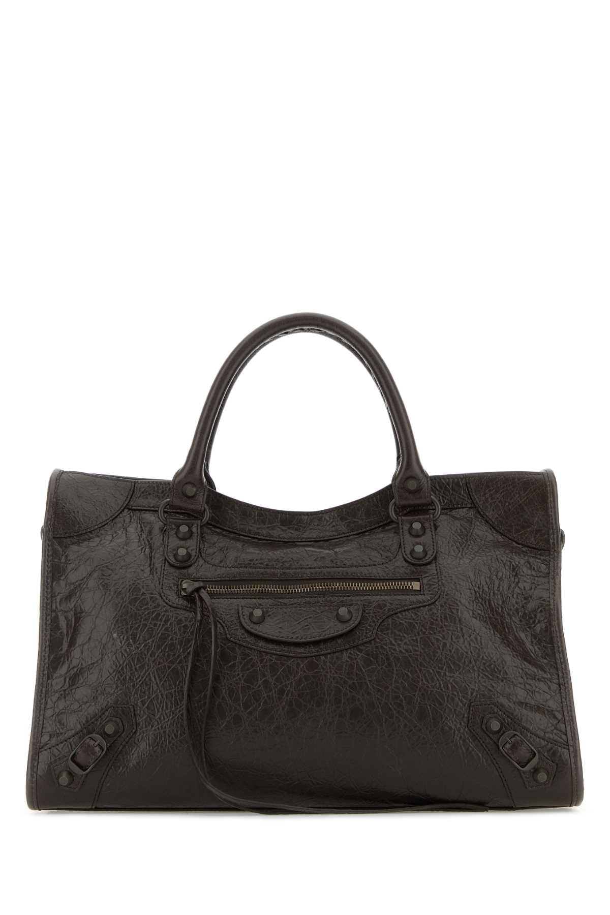 BALENCIAGA Medium Leather Le City Handbag