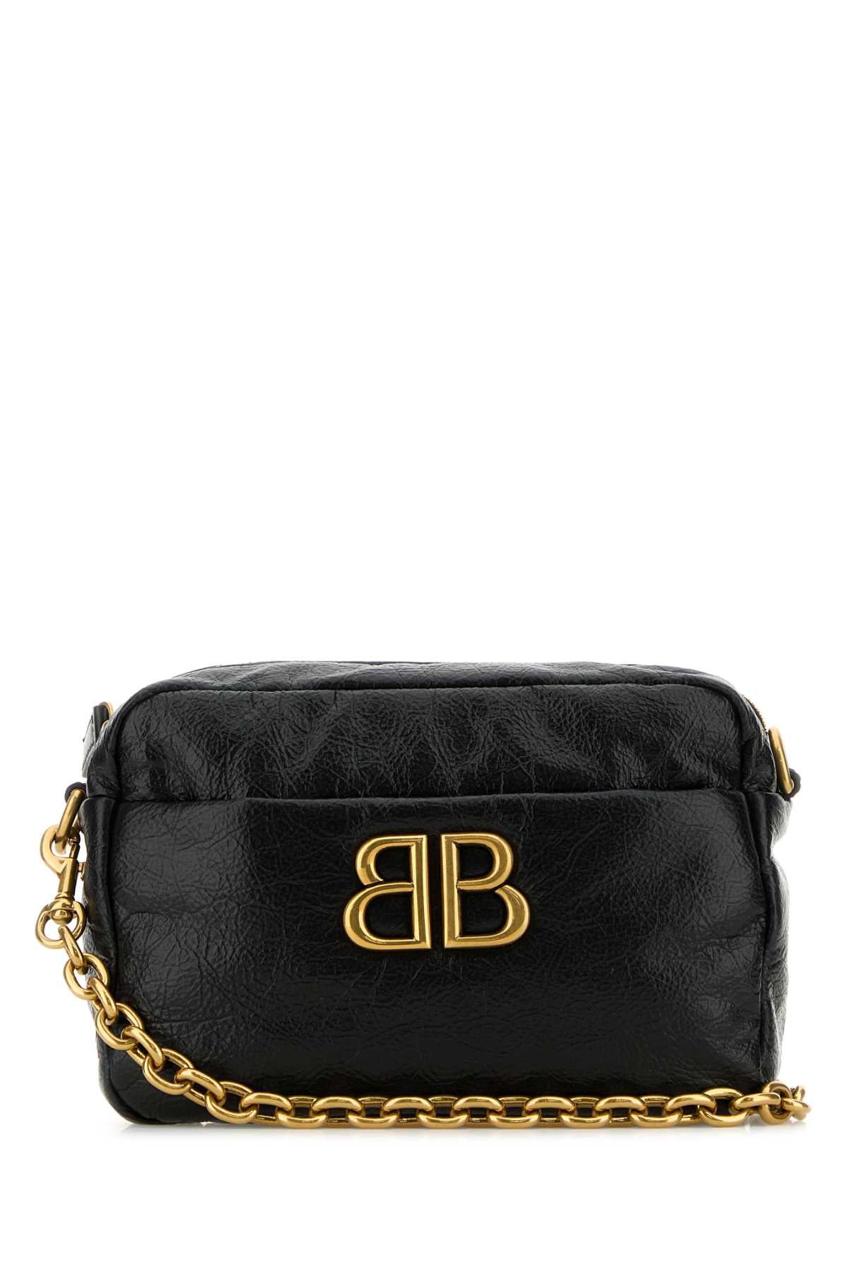 BALENCIAGA Mini Leather Crossbody Handbag