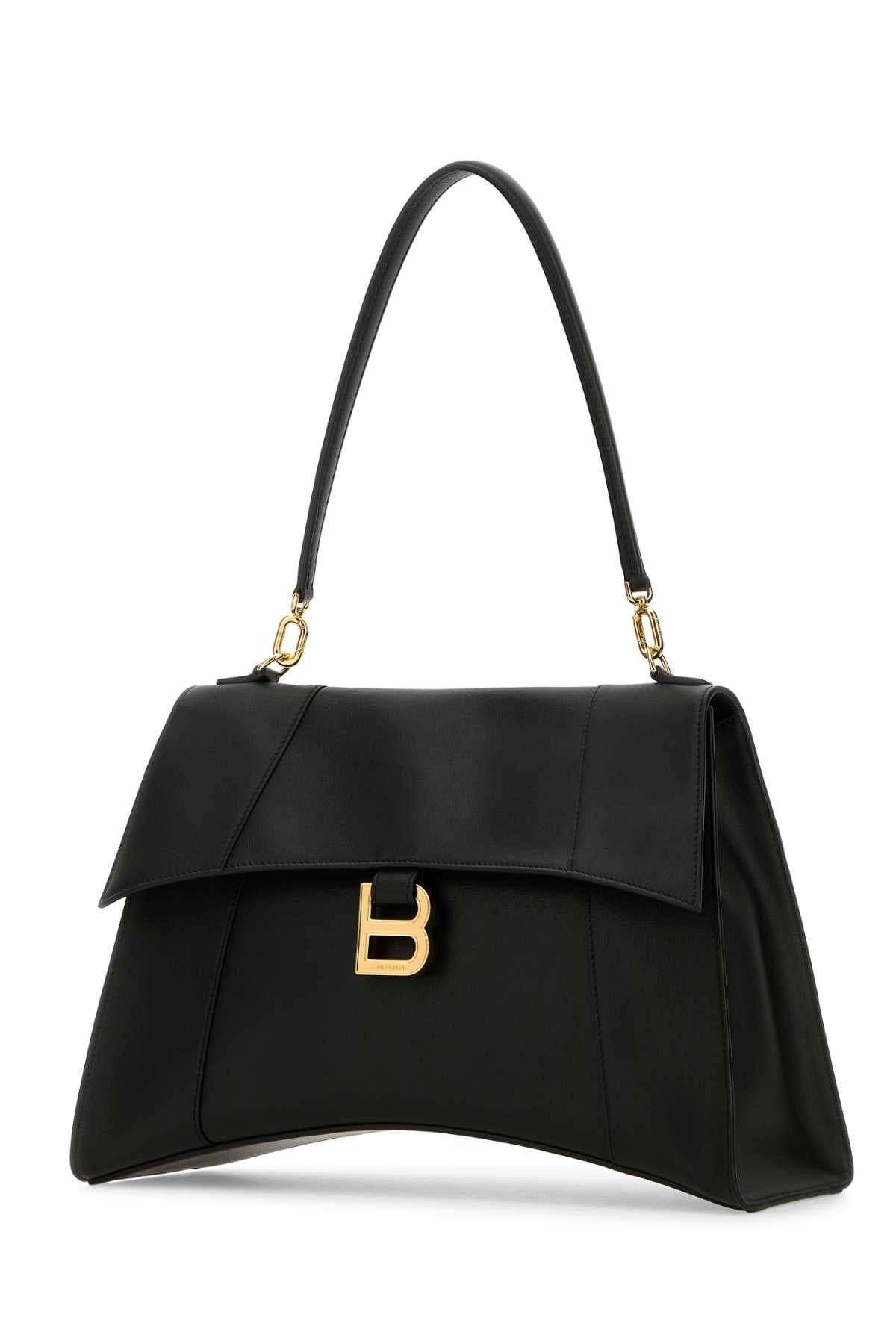 BALENCIAGA Elegant Hourglass Shoulder Handbag - 36cm Width