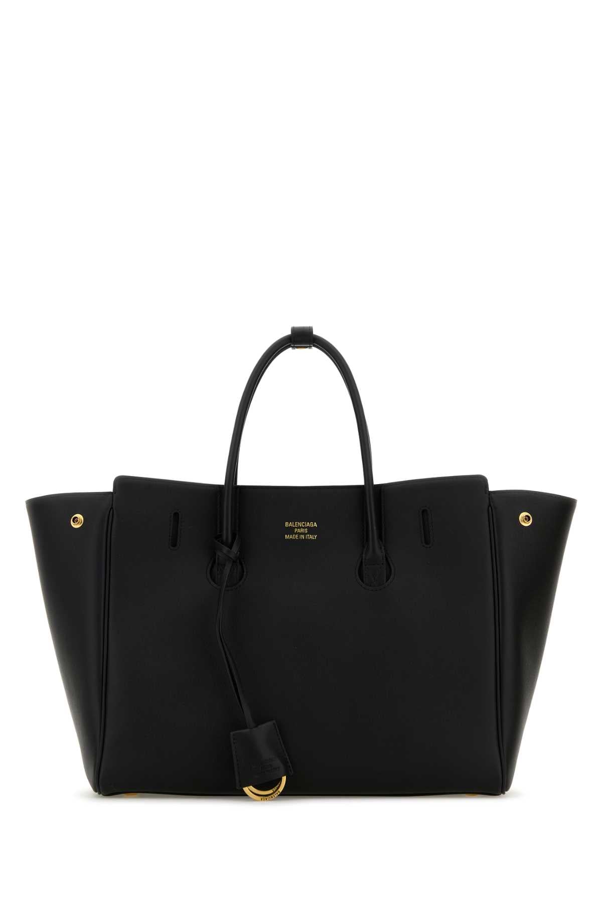 BALENCIAGA Mini Leather Carry All Hempton Handbag