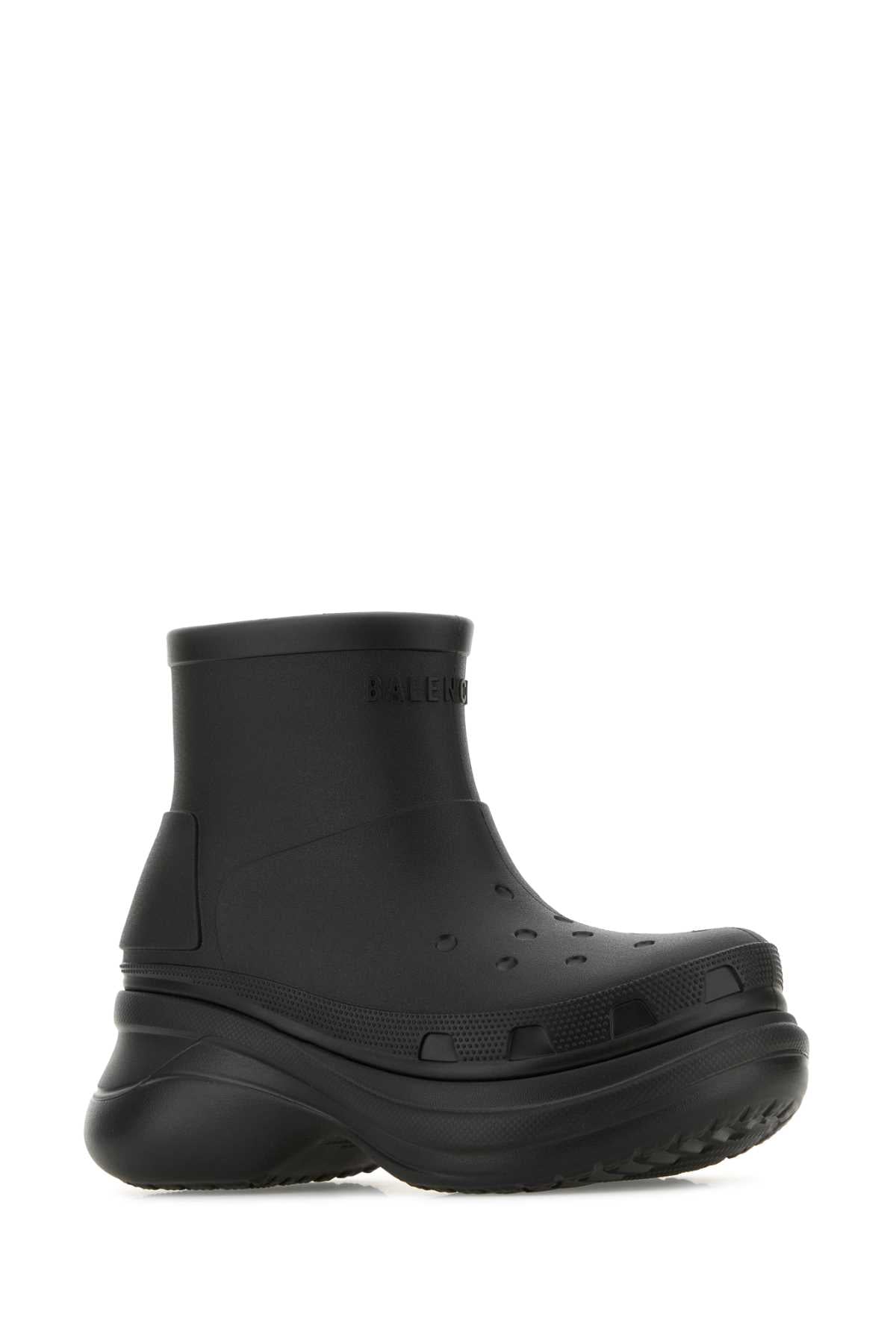 BALENCIAGA Rubber X Crocs™ Ankle Boots