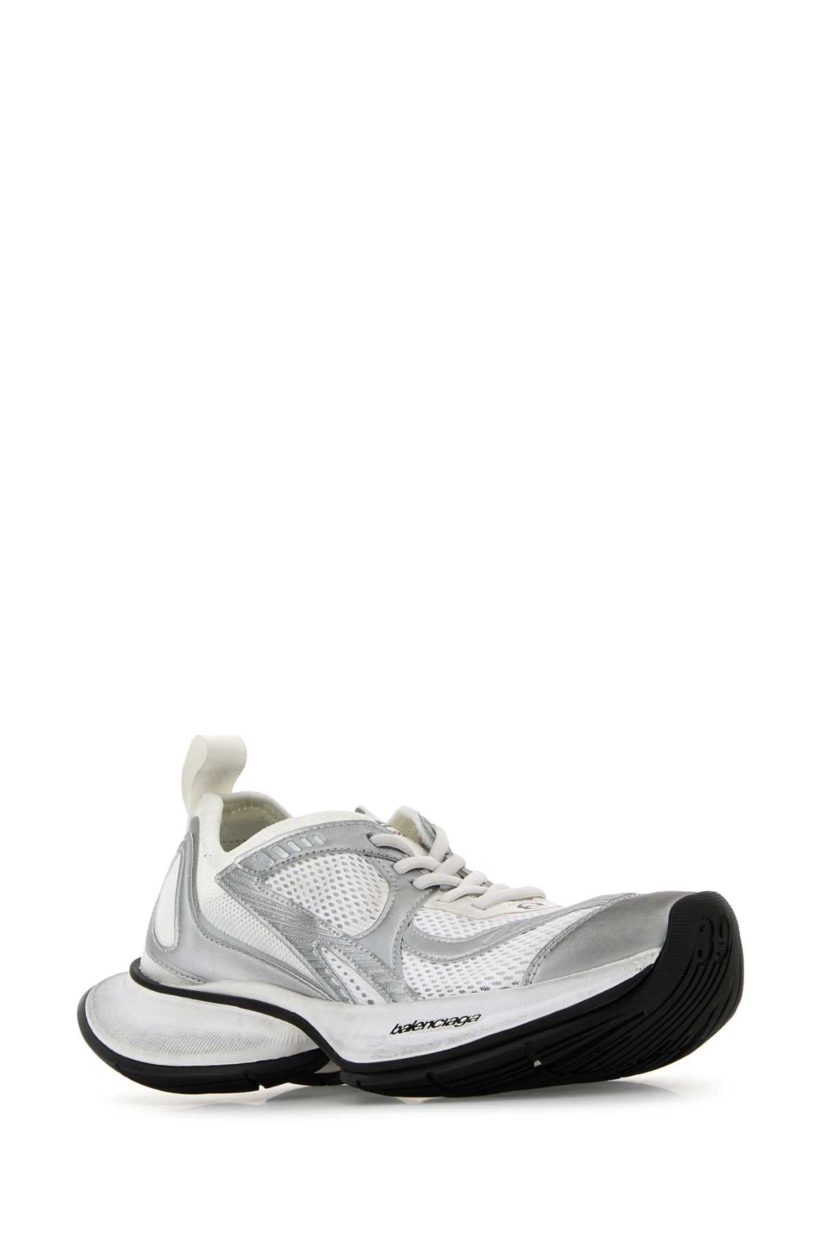 BALENCIAGA Two-tone Mesh and Fabric Circuit Sneaker - Women's