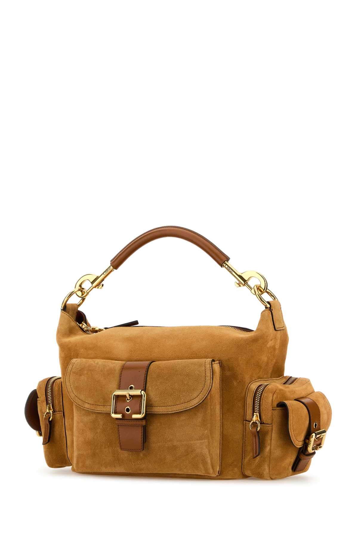 CHLOE Medium Suede Camera Handbag