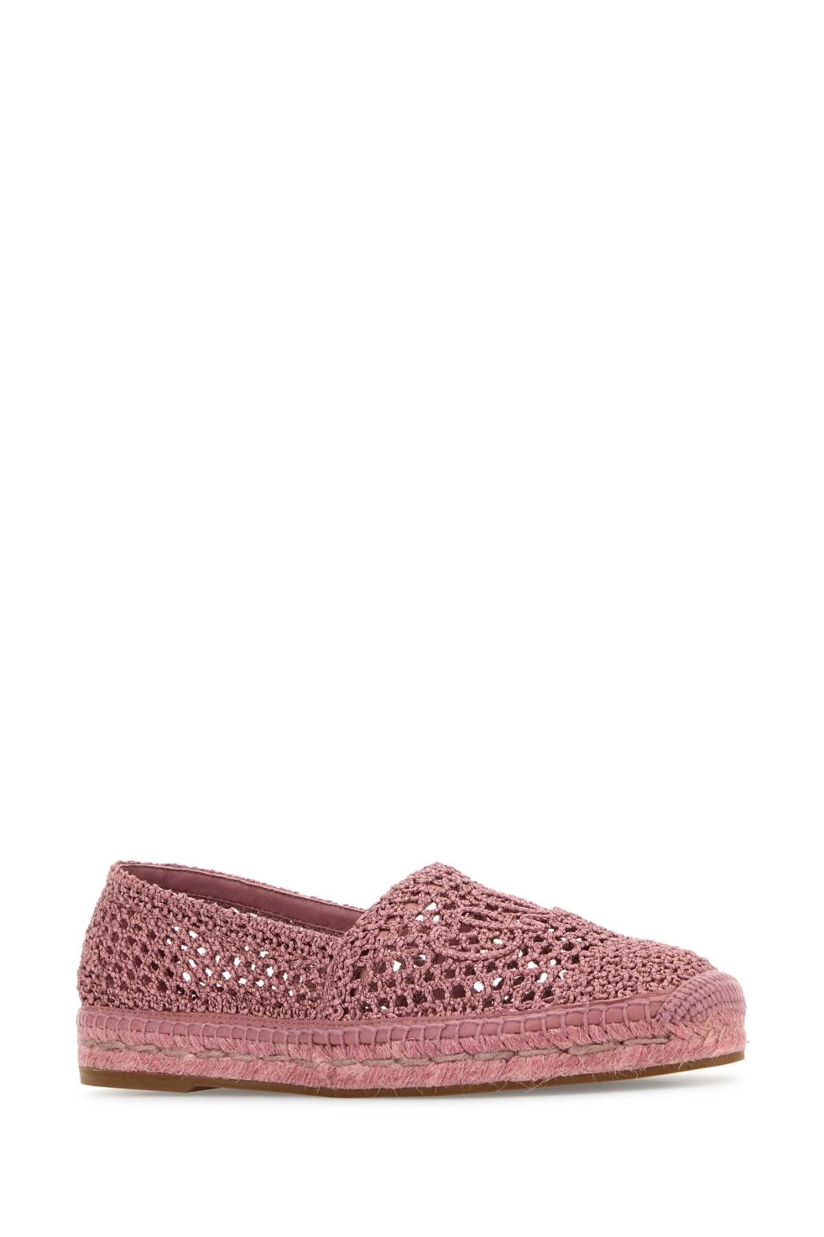 CHLOE Antiqued Crochet Isla Espadrilles
