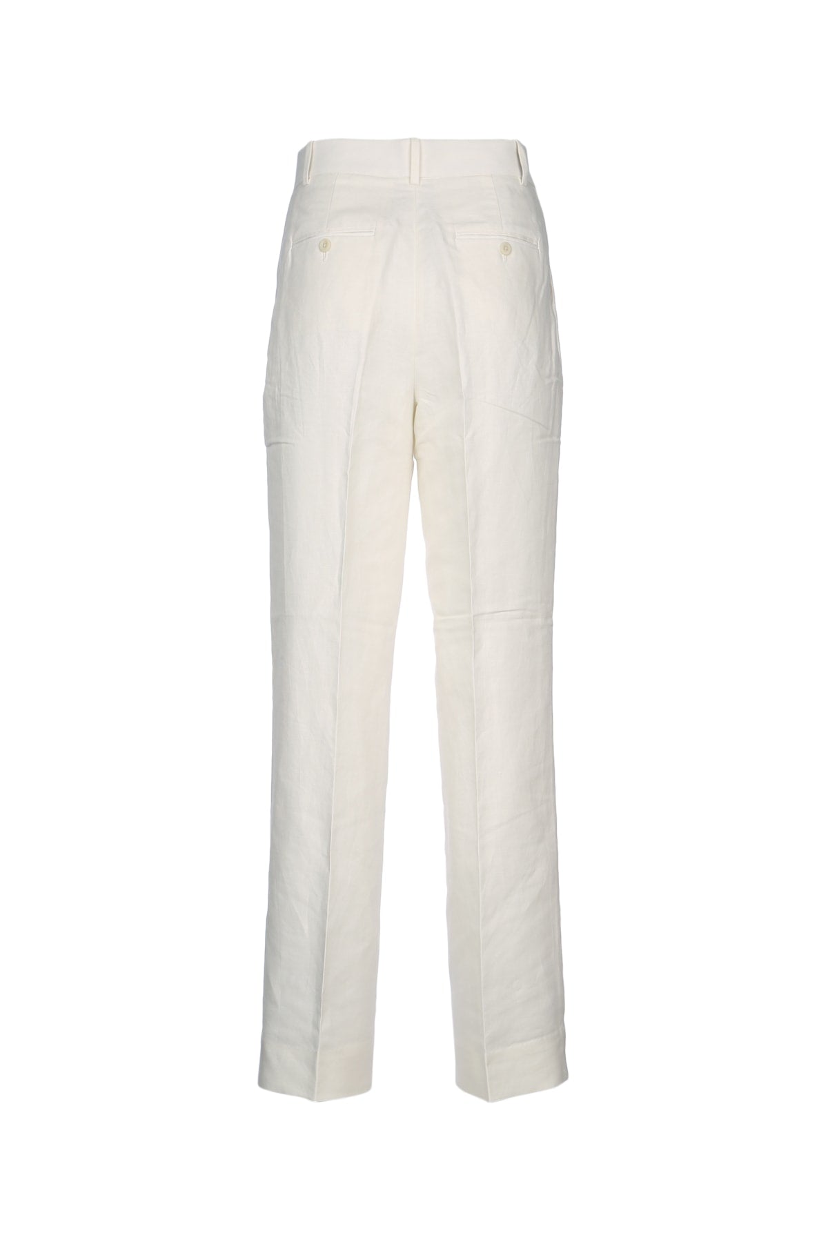 CALVIN KLEIN Structured Linen Pleated Pant for Women
