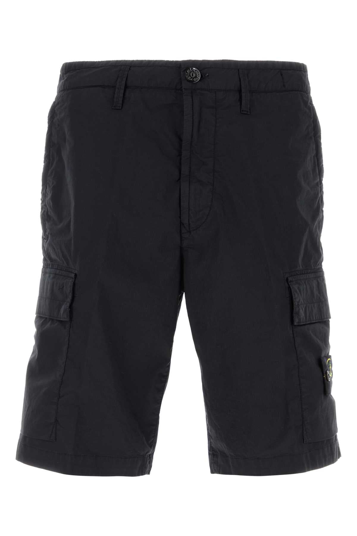 STONE ISLAND Stretch Cotton Bermuda Shorts for Men