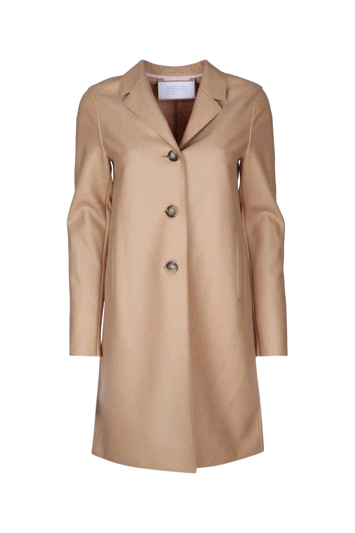 HARRIS WHARF LONDON Women's Boxy Mini Jacket in Light Pressed Wool