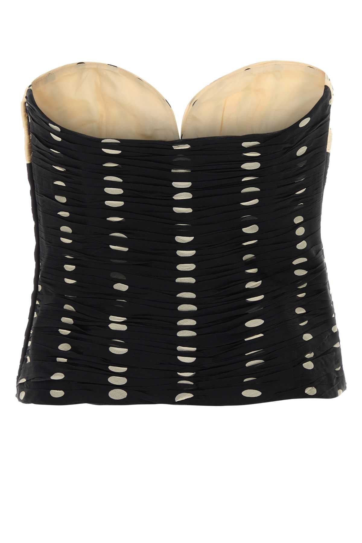 VALENTINO GARAVANI Elegant Printed Chiffon Top