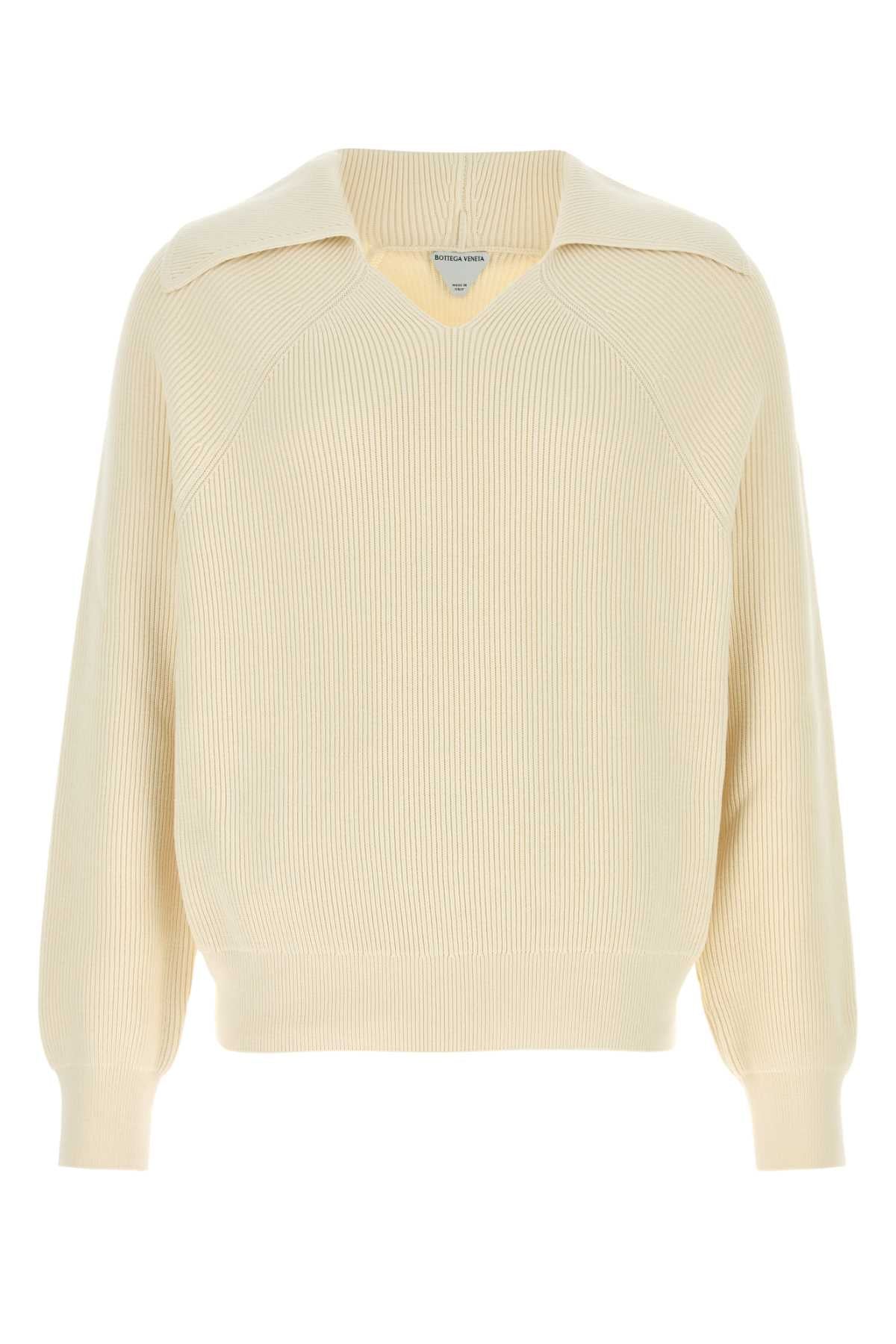 BOTTEGA VENETA Cotton Blend Knit Sweater for Men