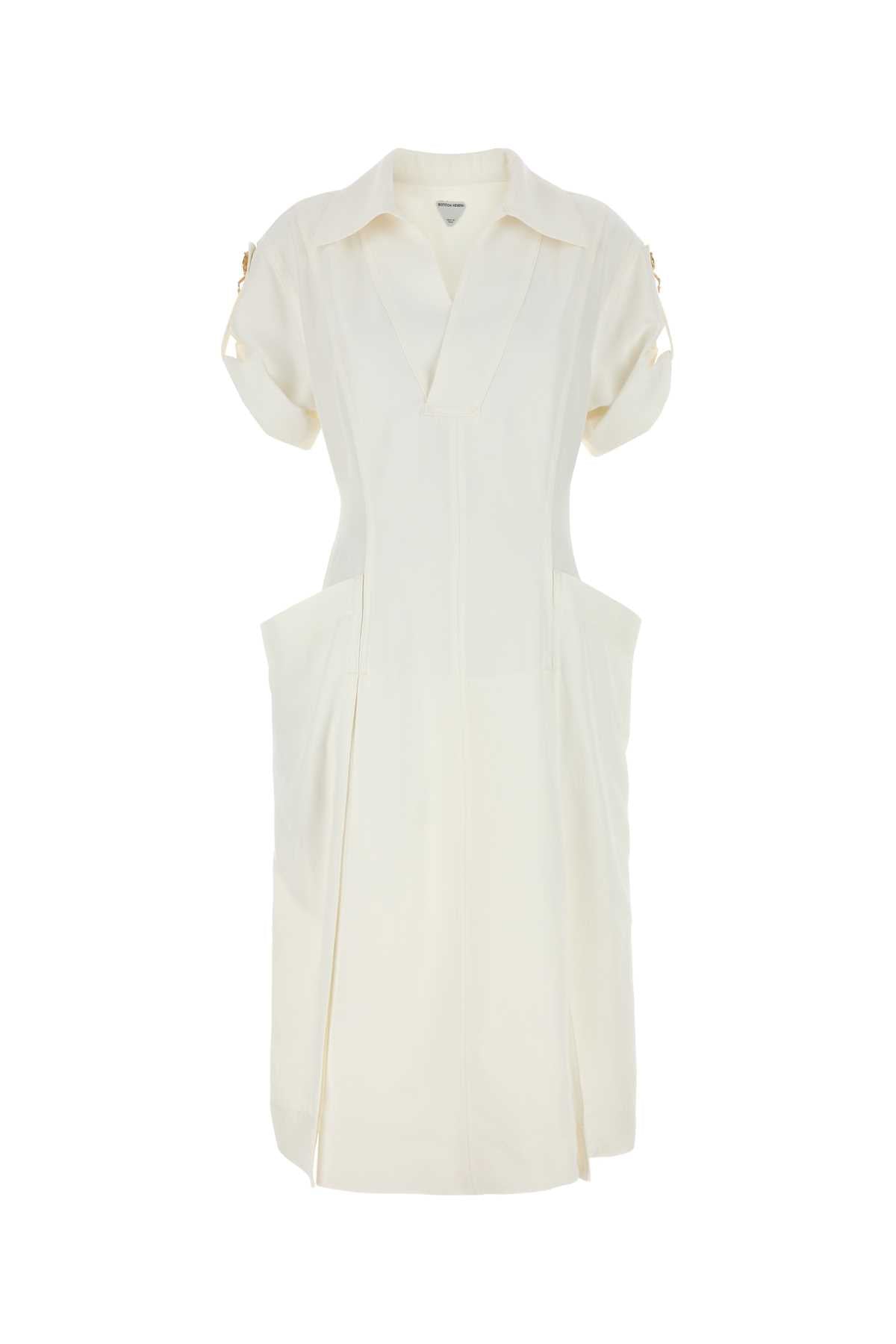 BOTTEGA VENETA Chic Viscose Blend Dress for Women - Perfect for 25S Season