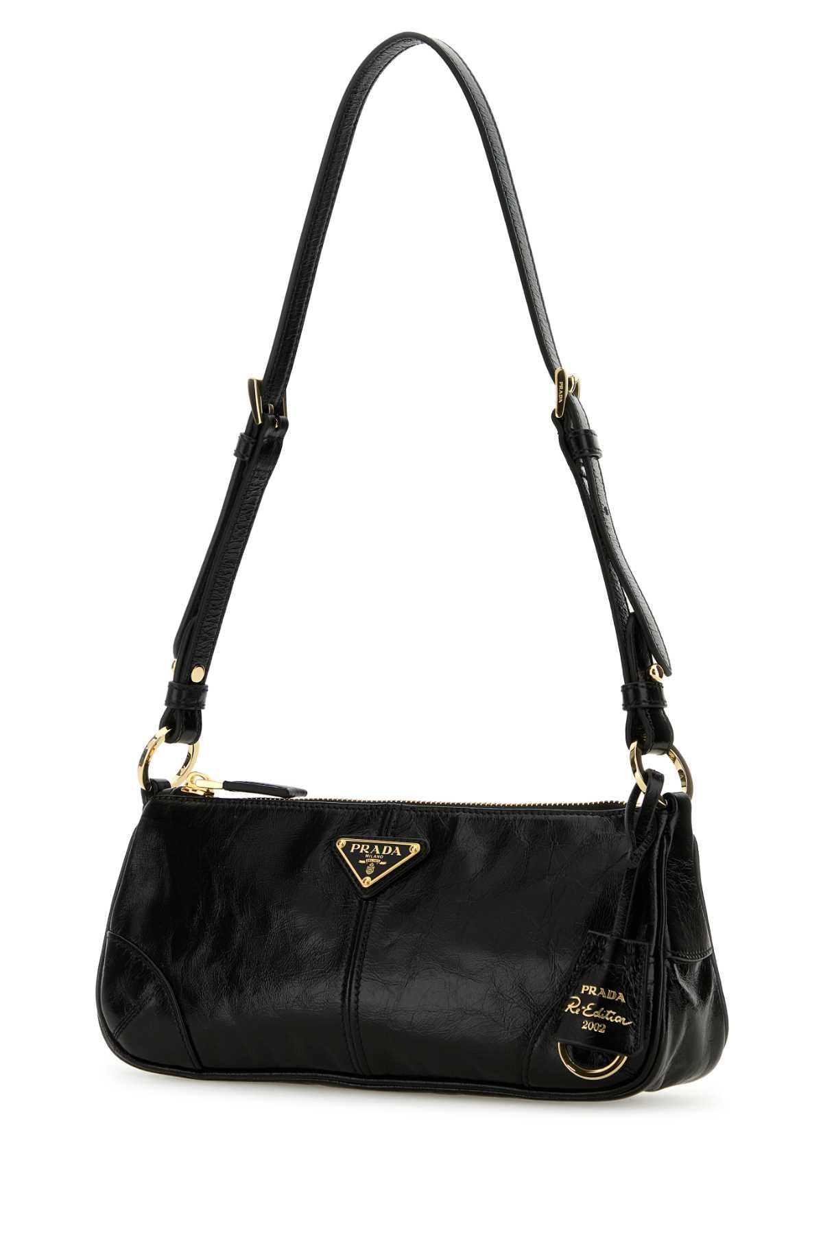 PRADA Mini Leather Shoulder Handbag