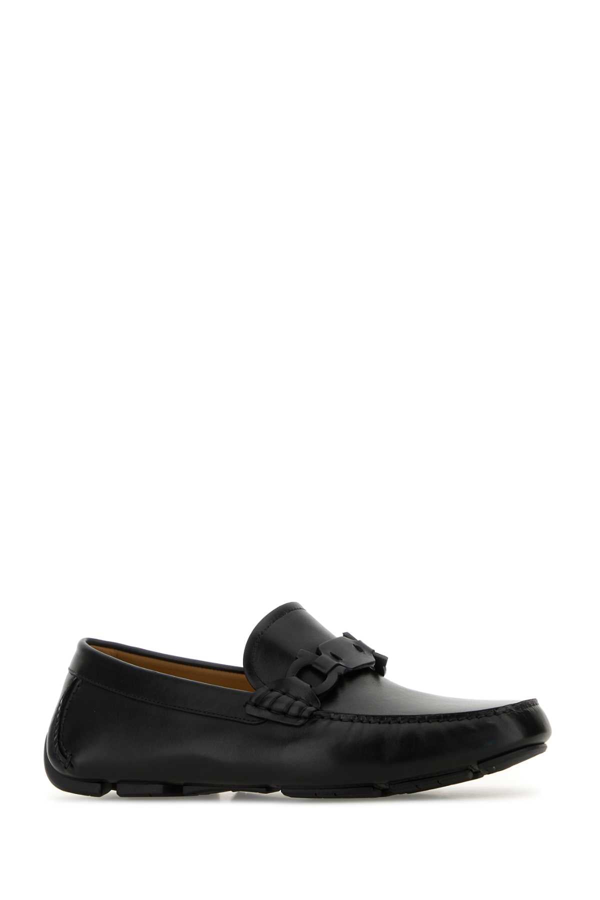 Ferragamo Classic Leather Byte Loafers for Men