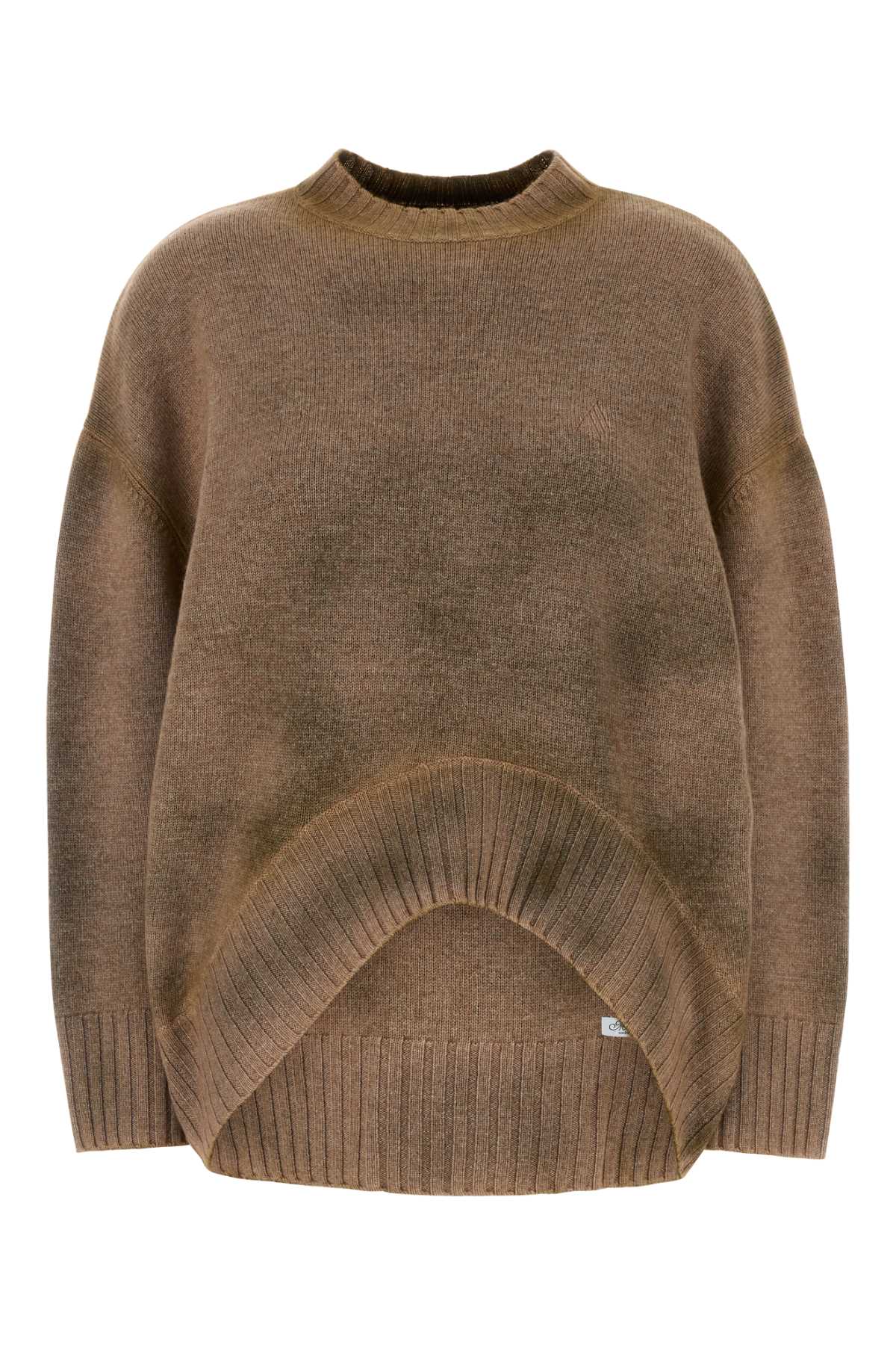 THE ATTICO Biscuit Wool Blend Sweater