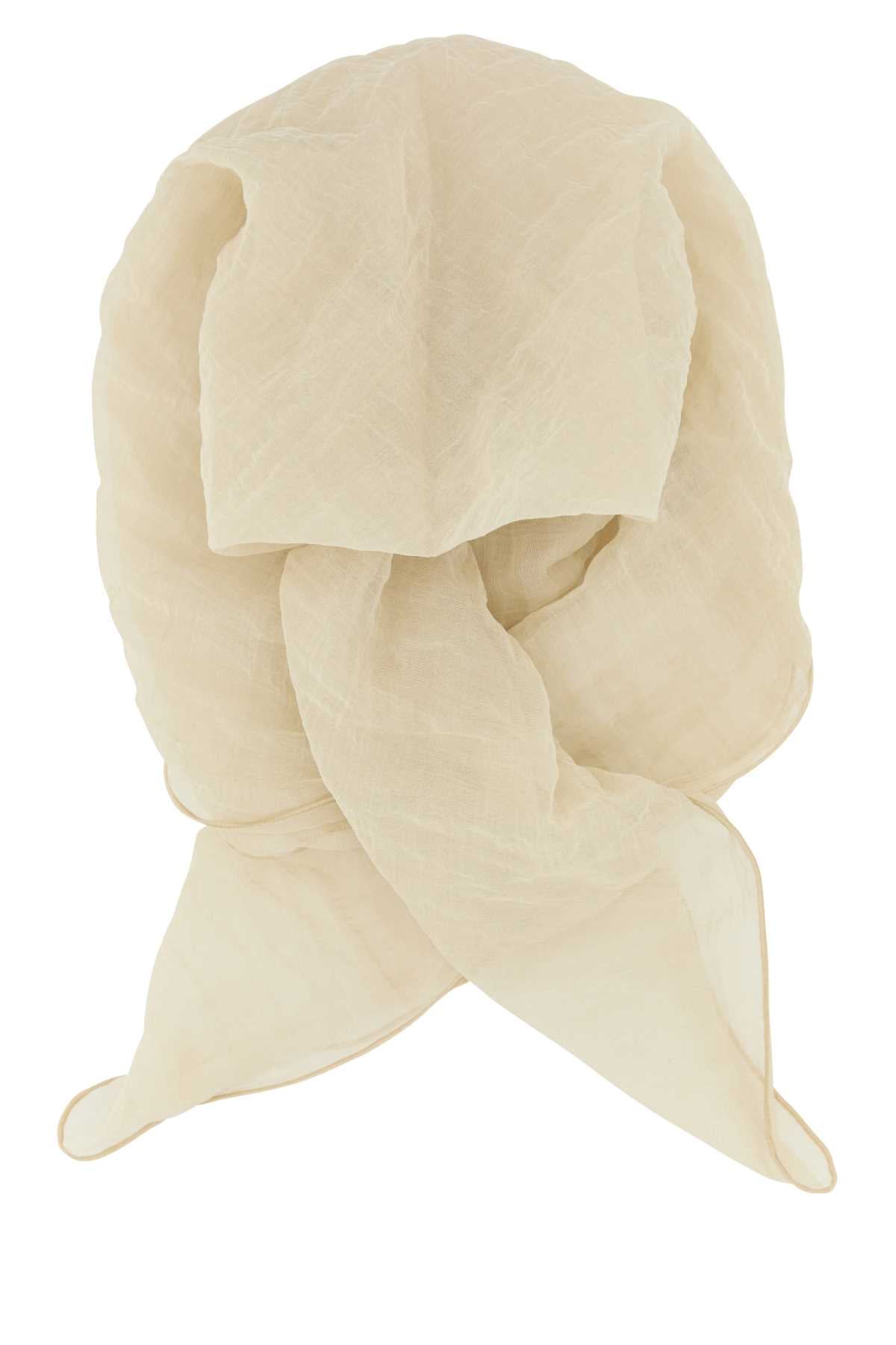 MAGDA BUTRYM Foulard Style Cotton Blend Scarf