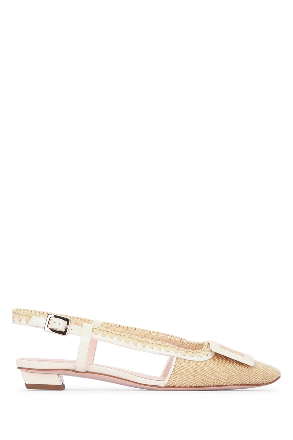 ROGER VIVIER Mini Braided Lac Slingback Pumps