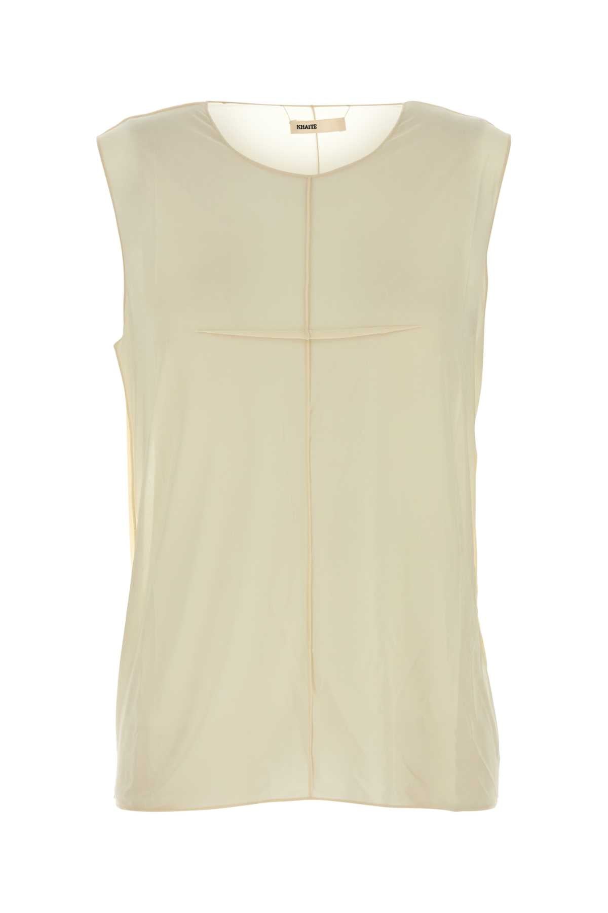 KHAITE Stretch Cupro Allo Top for Women - Mini Style