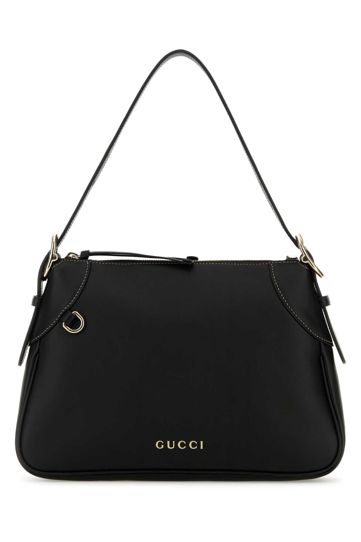 GUCCI Medium GG Emblem Shoulder Handbag - 31.5 cm