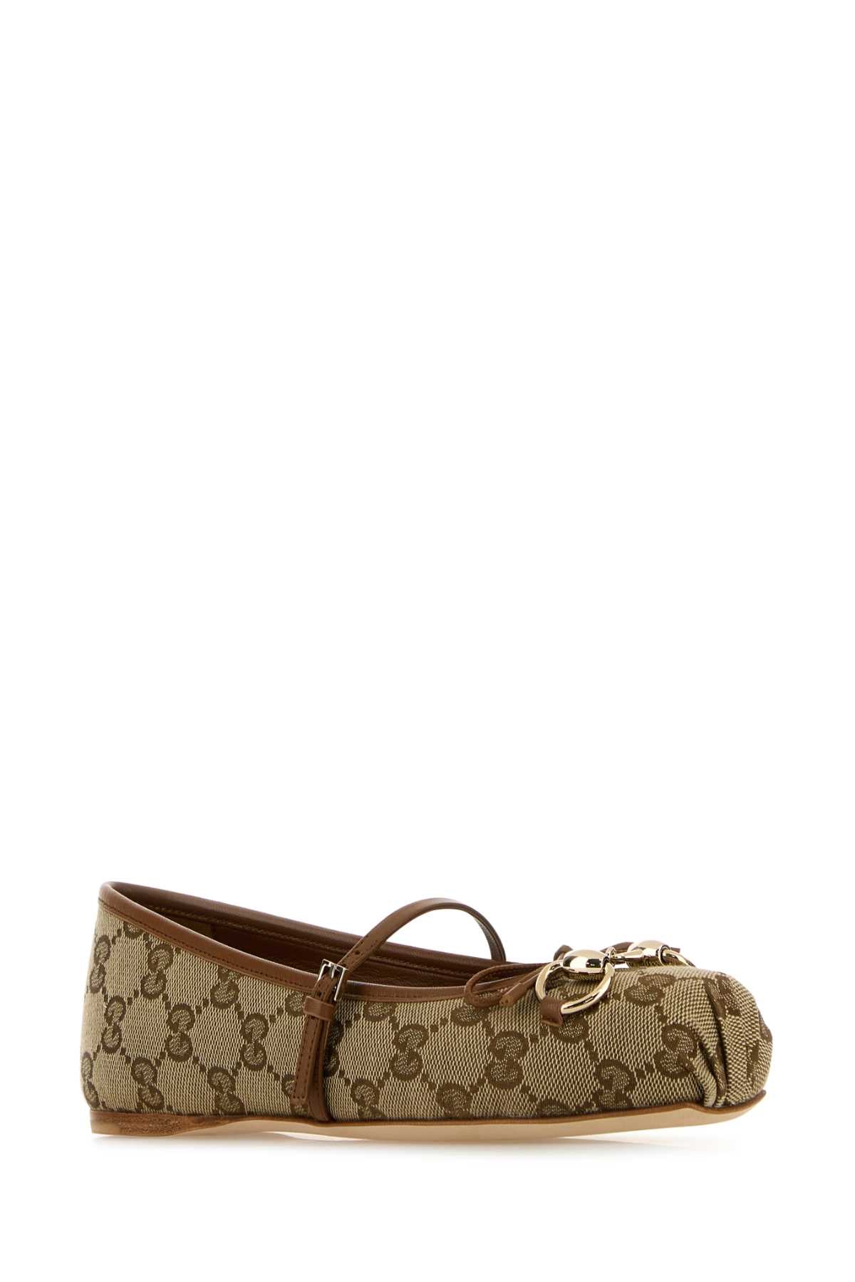 GUCCI Original GG Fabric Ballerinas for Women