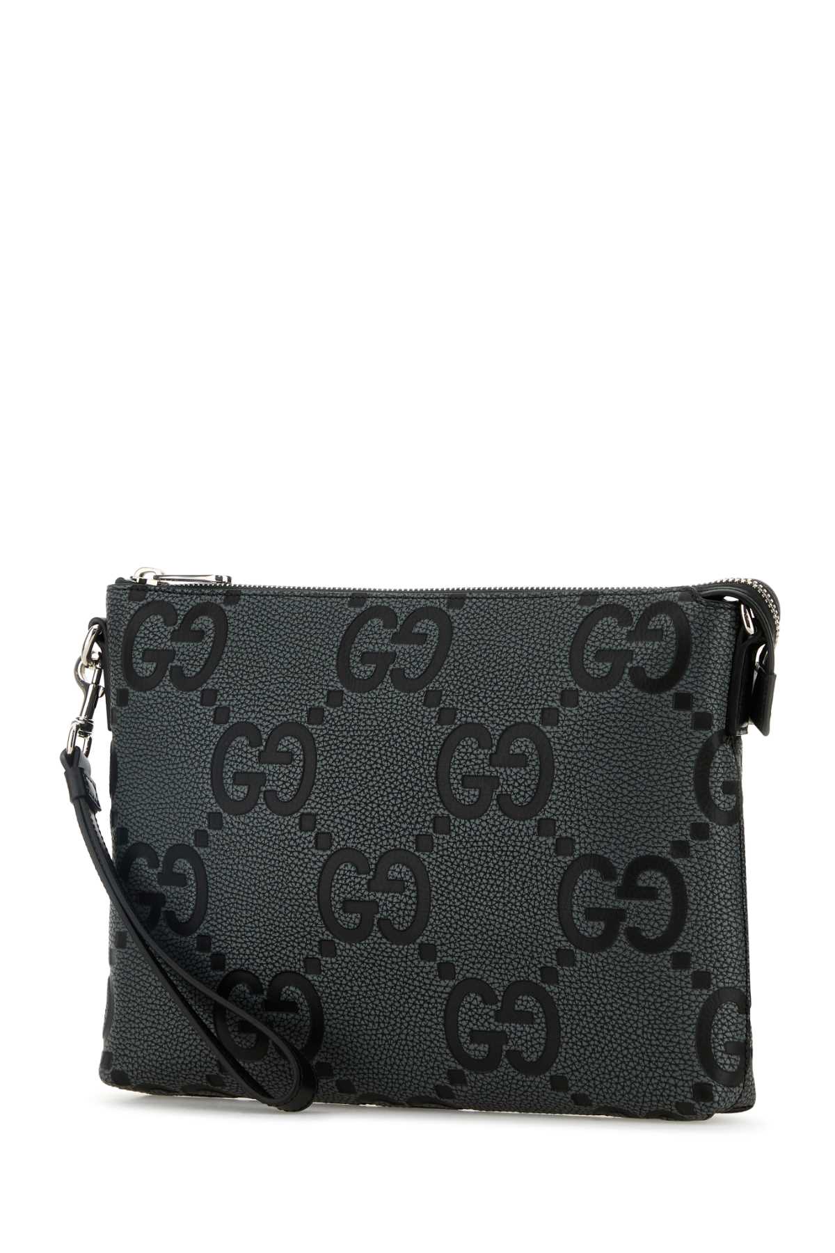 GUCCI Jumbo GG Leather Clutch - 30 cm x 22 cm