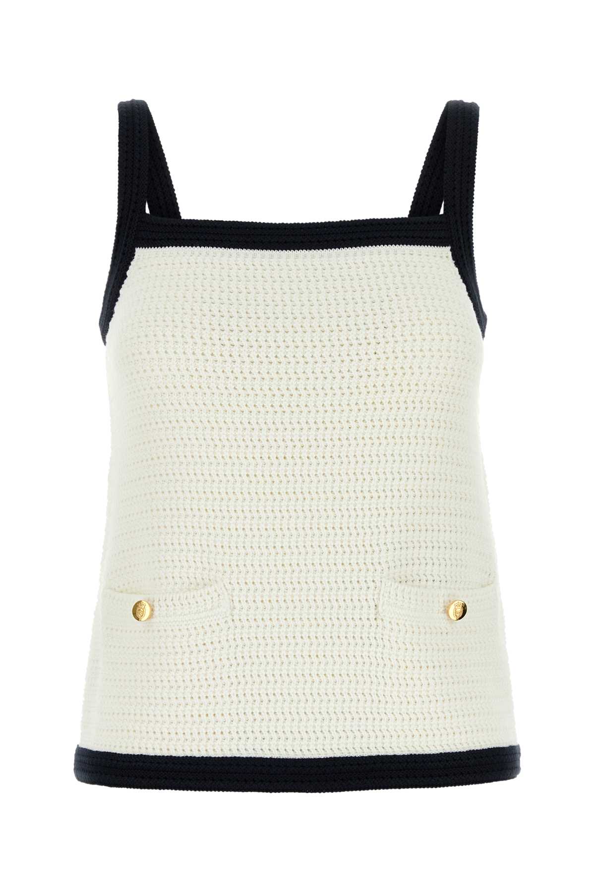 GUCCI Stretch Crochet Tank Top for Women